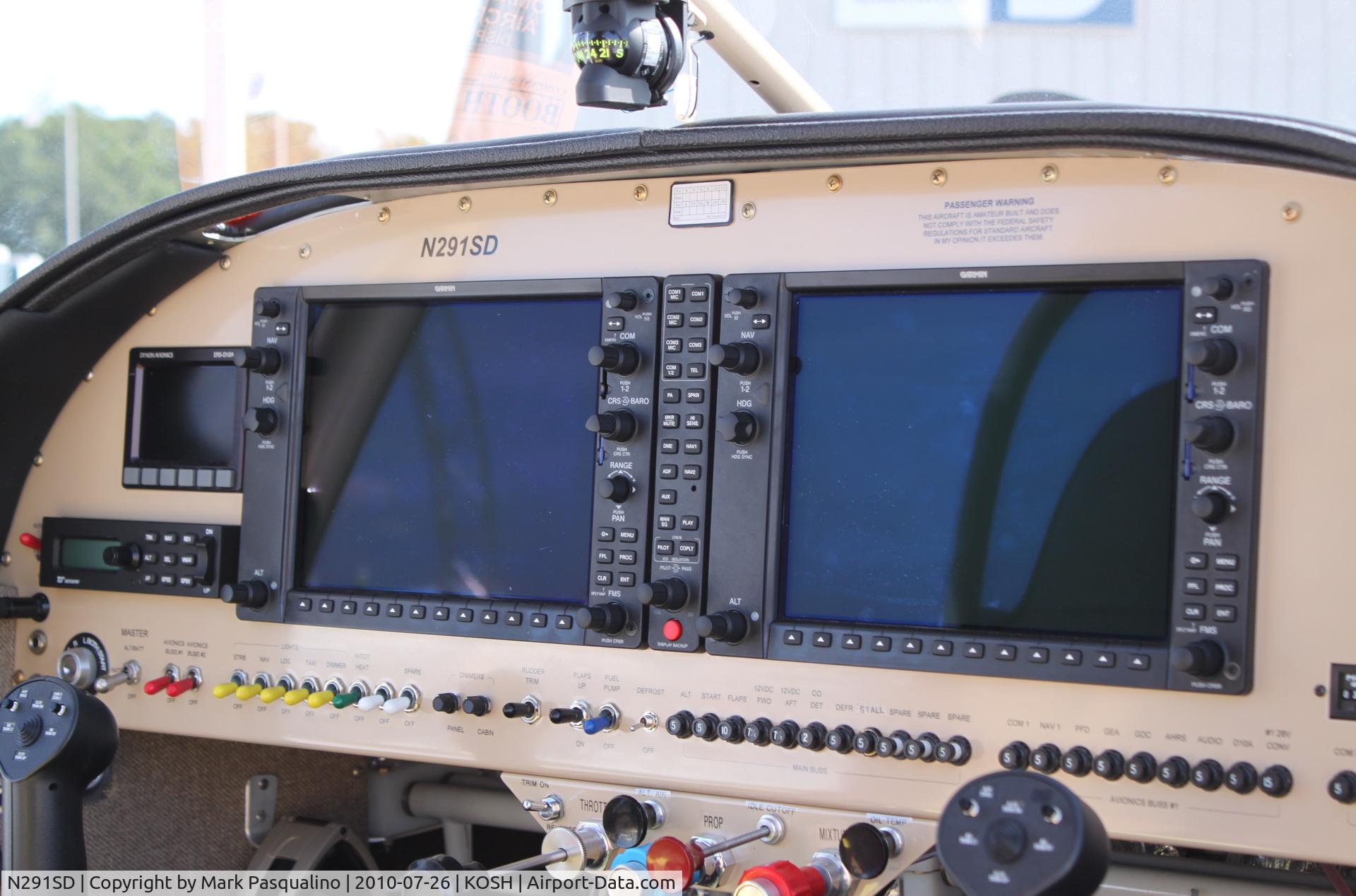 N291SD, 2008 Vans RV-10 C/N 40535, RV-10