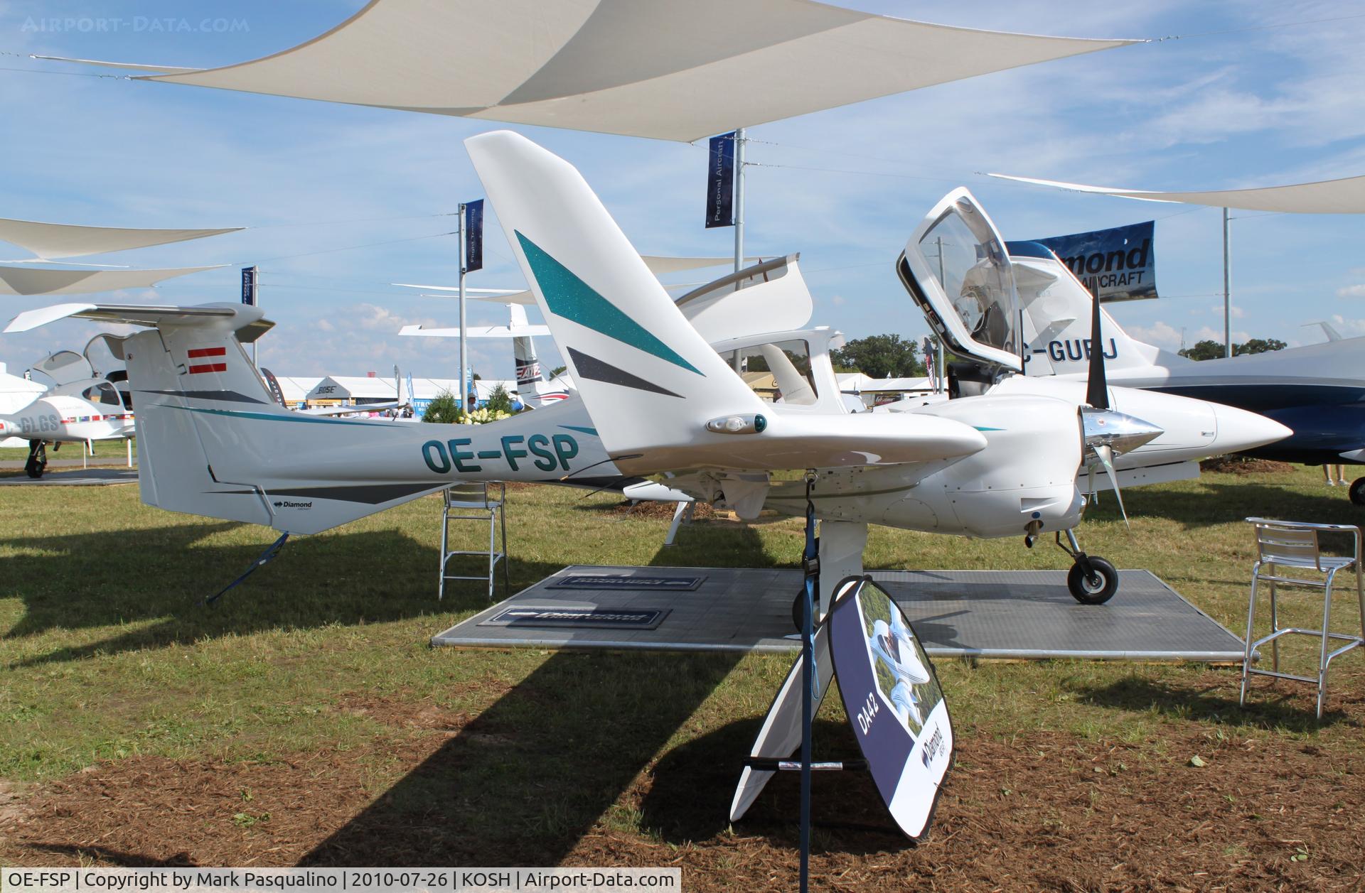 OE-FSP, 2009 Diamond DA-42NG Twin Star C/N 42.286, DA42NG