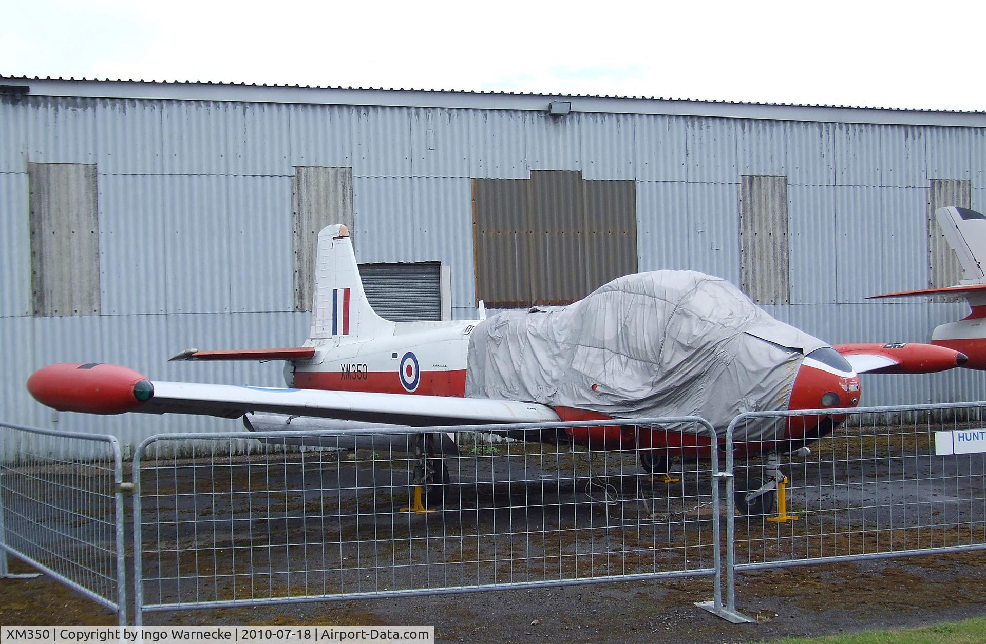 XM350, 1959 Hunting P-84 Jet Provost T.3A C/N PAC/W/6307, Hunting Percival P.84 Jet Provost T3A at the AeroVenture, Doncaster