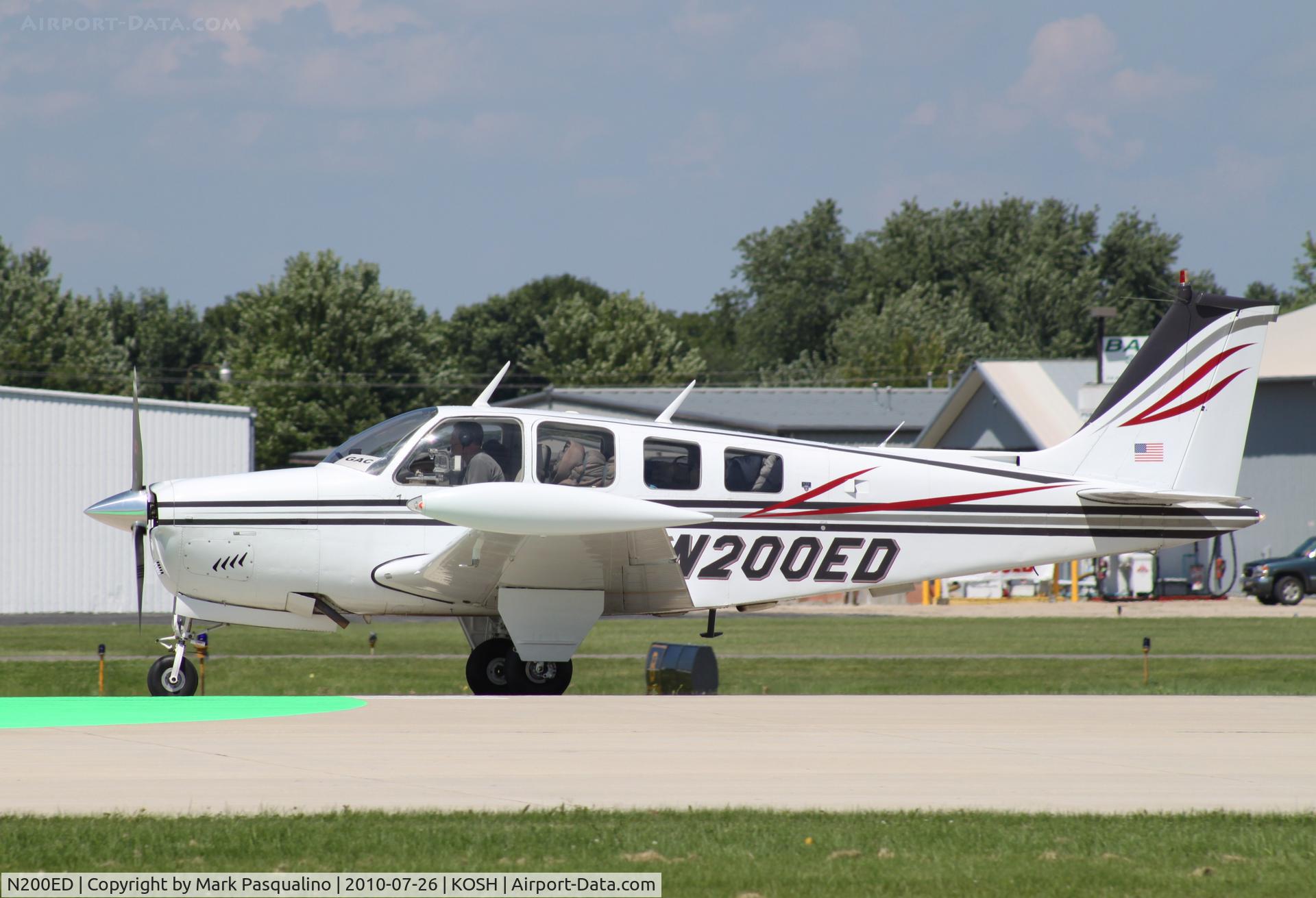 N200ED, 1977 Beech A36 Bonanza 36 C/N E-957, Beech A36