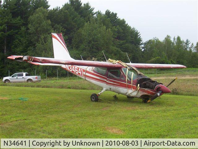 N34641, 1973 Cessna 177B Cardinal C/N 17701918, Aborted takeoff at 6B0.