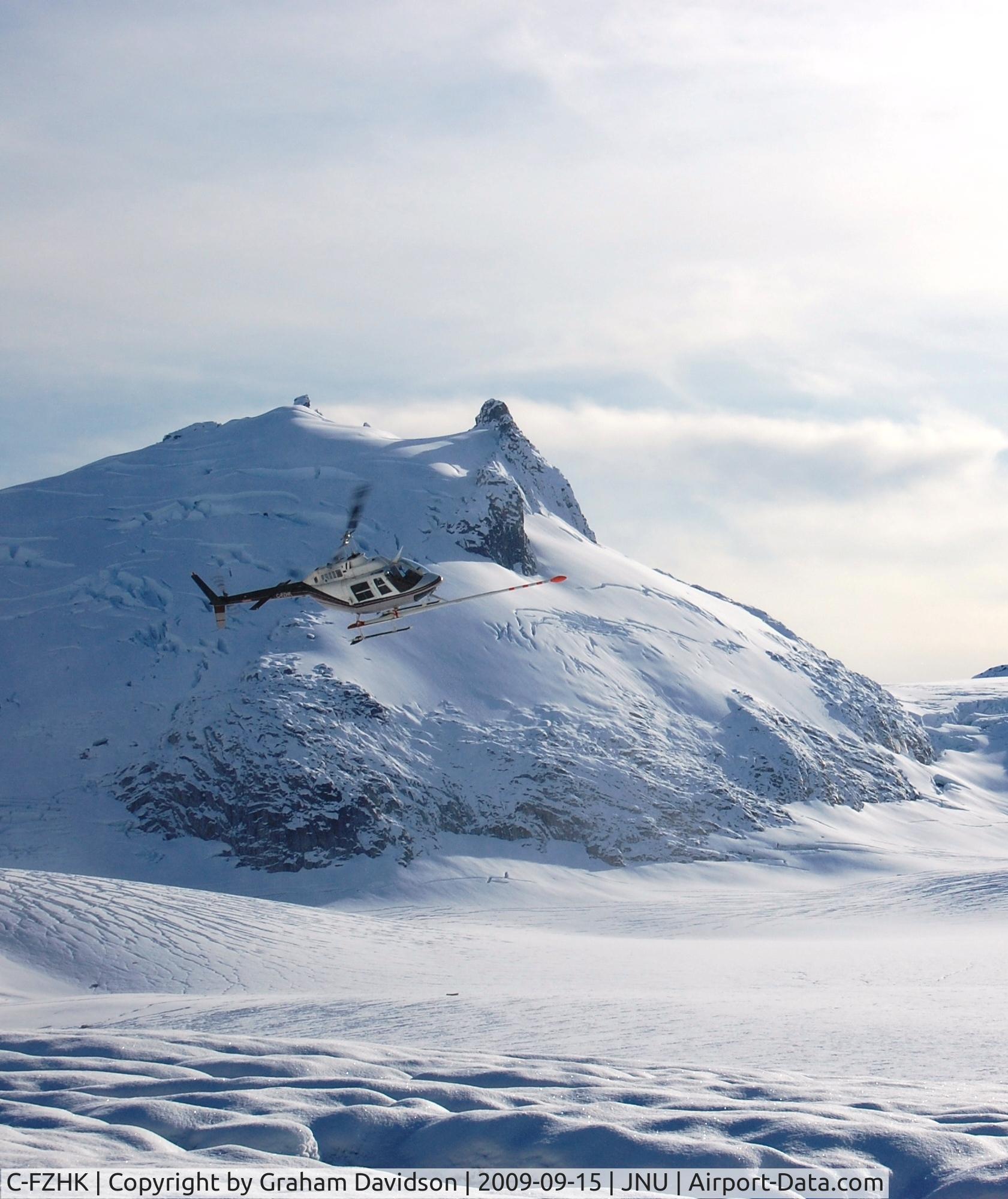 C-FZHK, 1978 Bell 206B JetRanger III C/N 2381, Geophysical survey near Juneau, Alaska