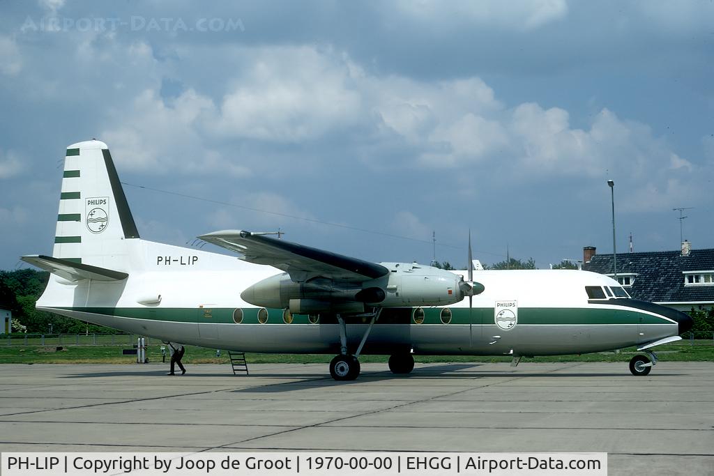 PH-LIP, 1962 Fokker F.27-100 Friendship C/N 10198, This Friendship served with Philips from 1962 to 1975. From the G.Bouma collection.