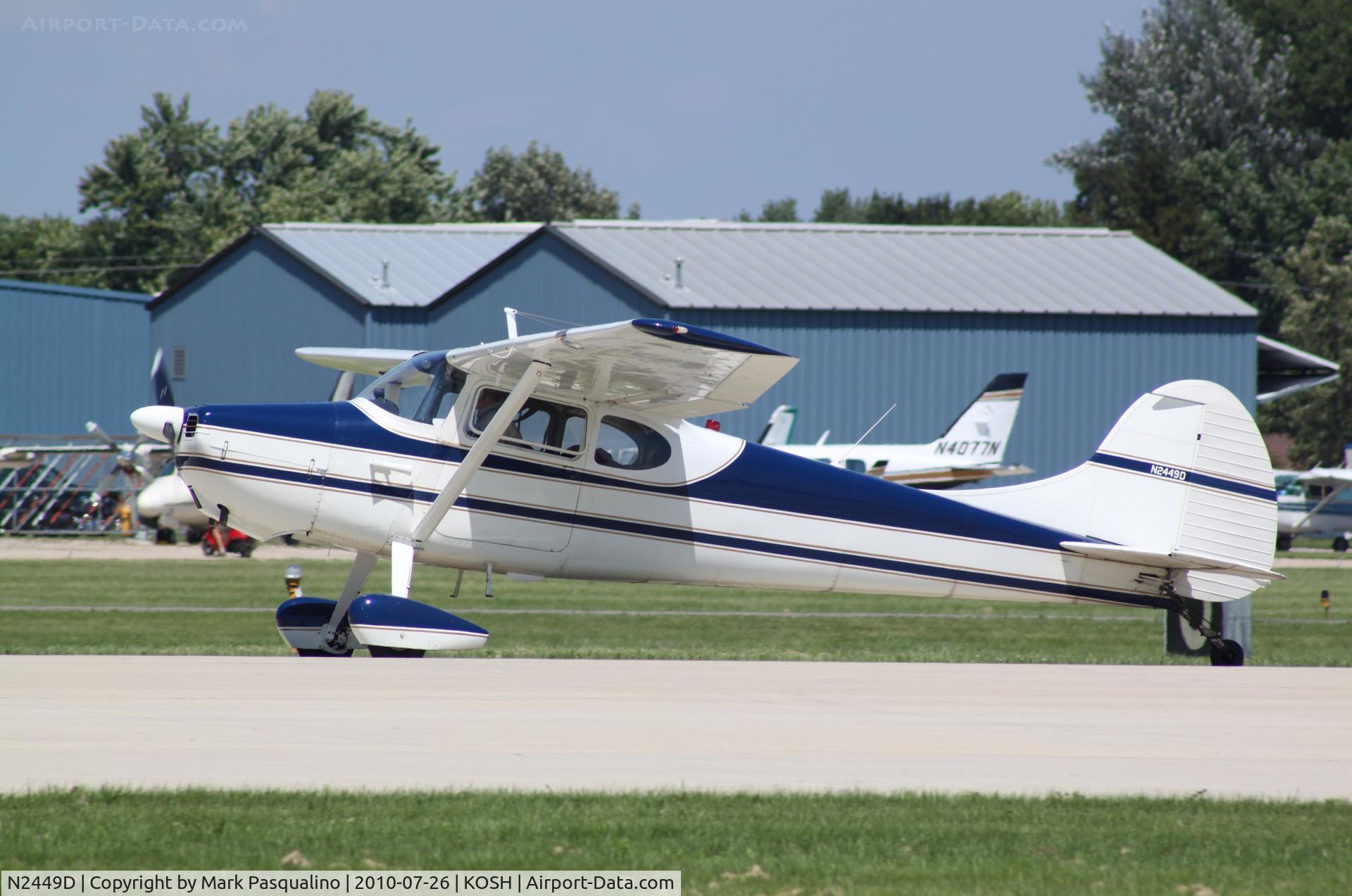 N2449D, 1952 Cessna 170B C/N 20601, Cessna 170B