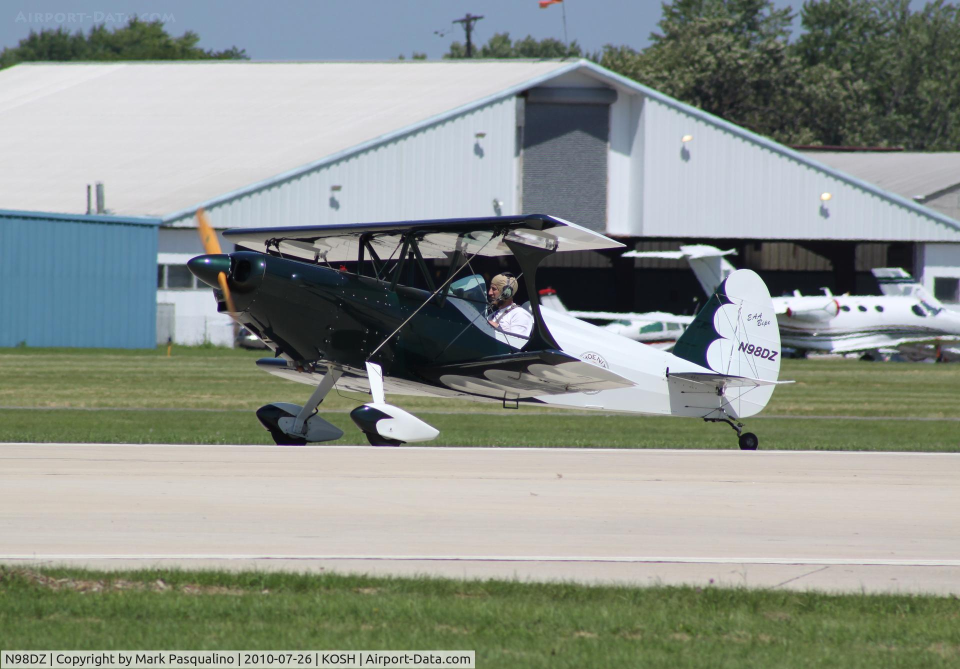 N98DZ, 1973 EAA Biplane Model P-2 C/N 1167, EAA Biplane P2