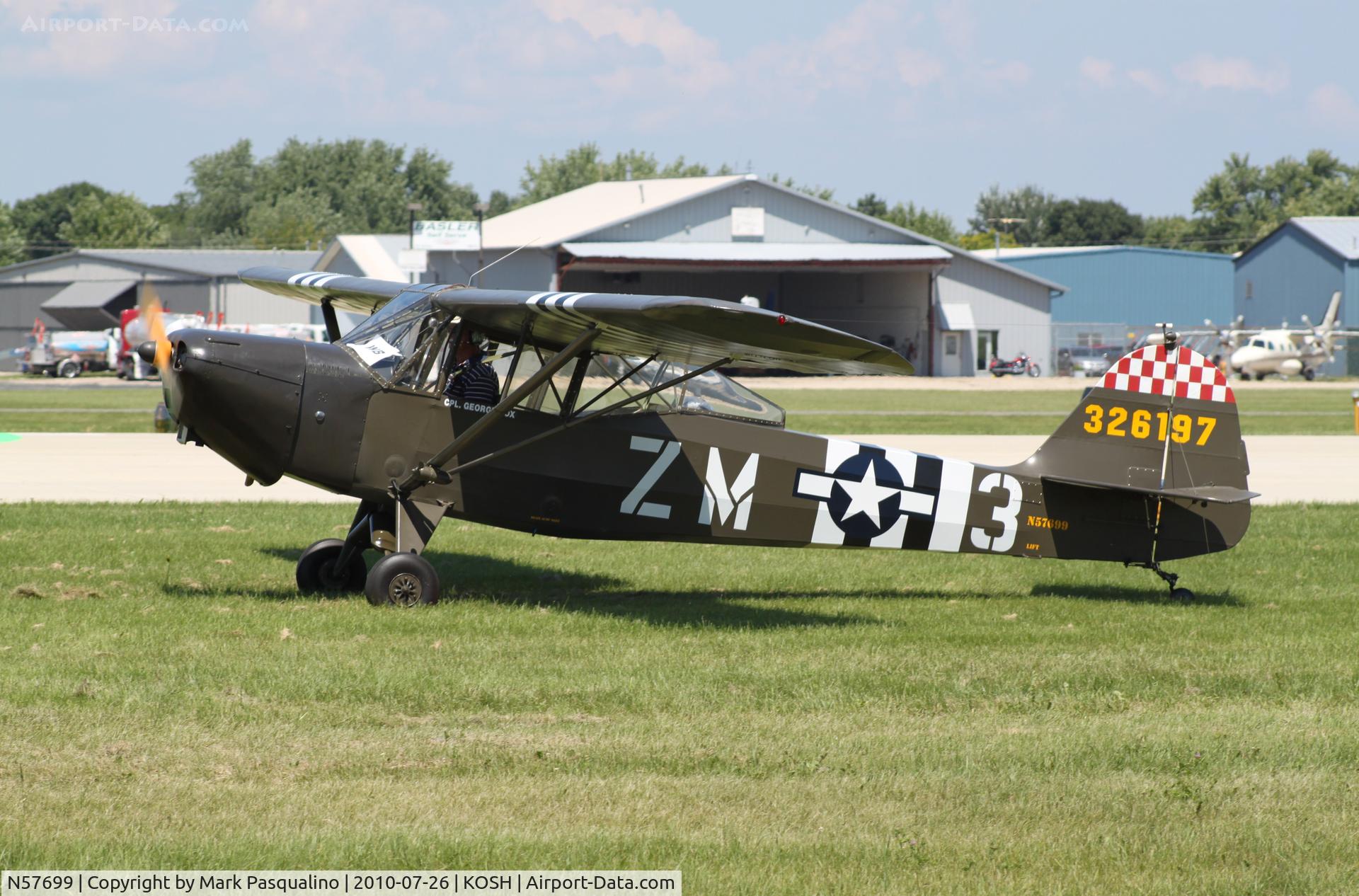 N57699, 1943 Taylorcraft DCO-65 C/N 5509, Taylorcraft DCO-65