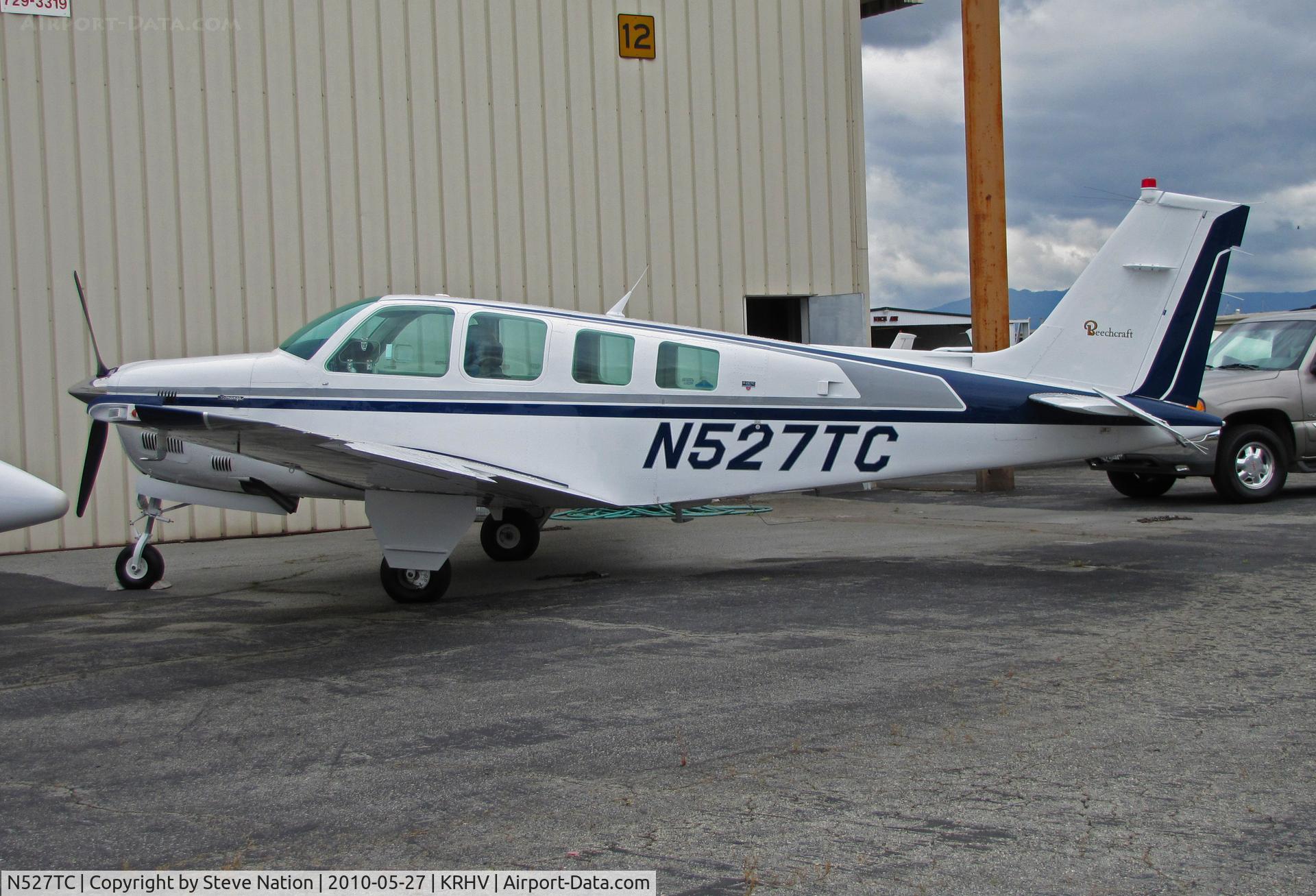 N527TC, 1991 Beech B36TC Bonanza C/N EA-527, 1991 Beech B36TC @ Reid-Hillview Airport, CA