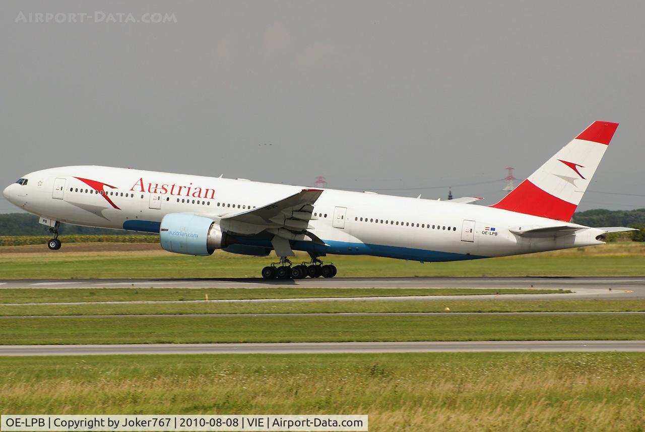 OE-LPB, 1998 Boeing 777-2Z9/ER C/N 28699, Austrian Airlines