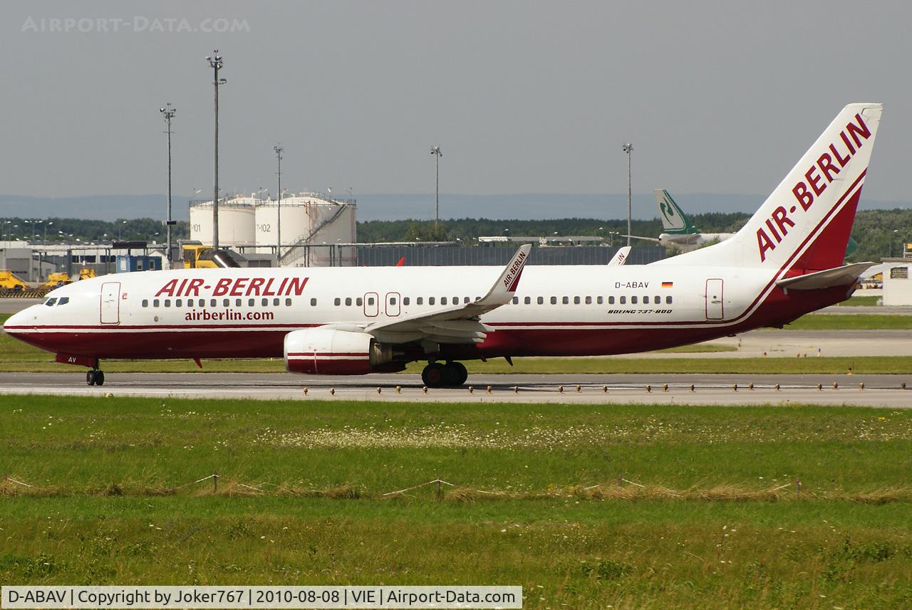 D-ABAV, 1999 Boeing 737-86J C/N 30498, Air Berlin
