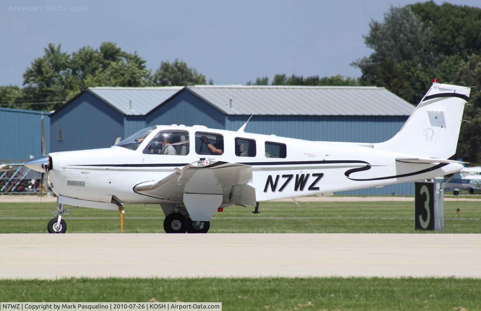 N7WZ, 2005 Raytheon Aircraft Company G36 C/N E-3637, Beech G36