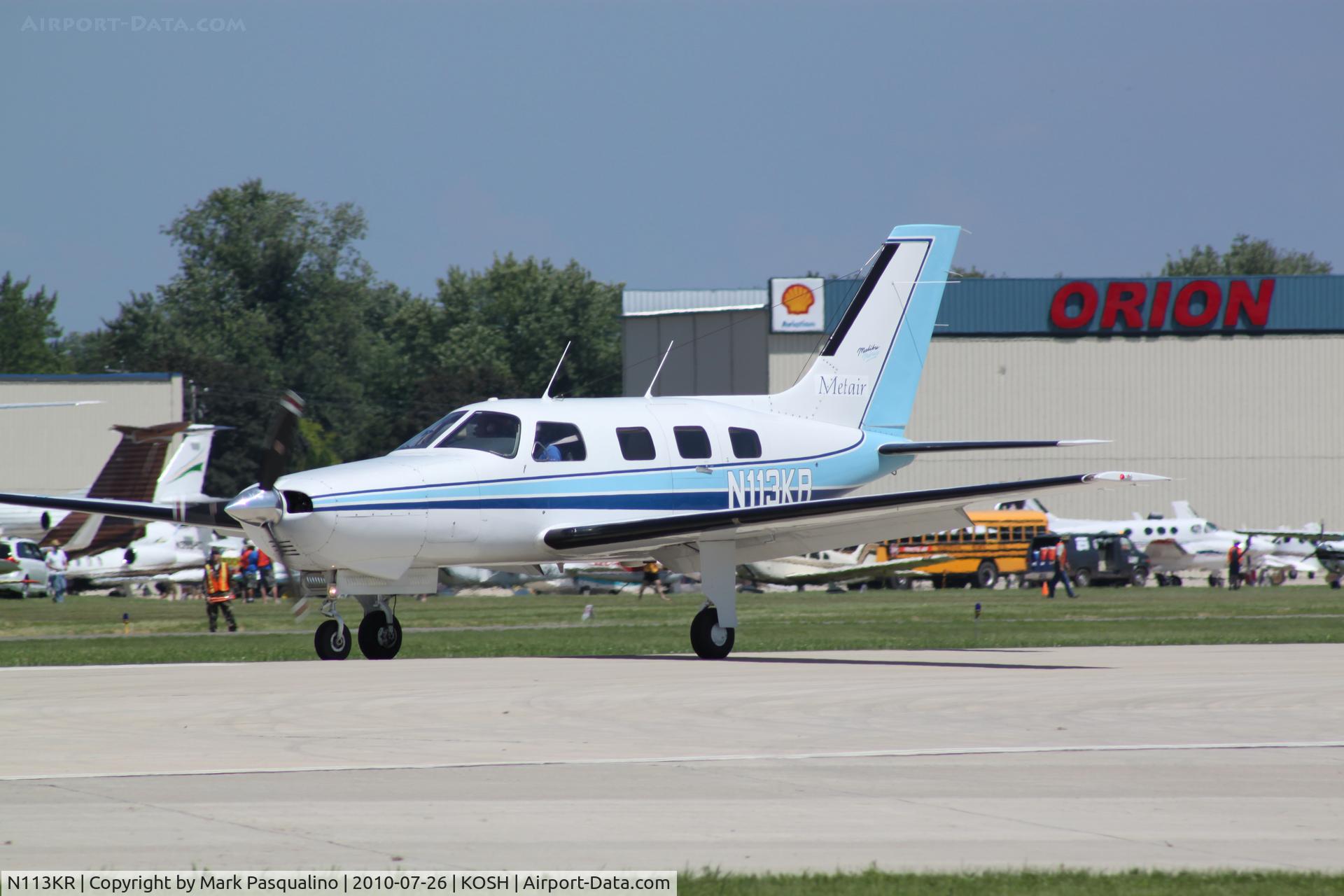 N113KR, 1989 Piper PA-46-350P Malibu Mirage C/N 4622019, Piper PA 46-350P