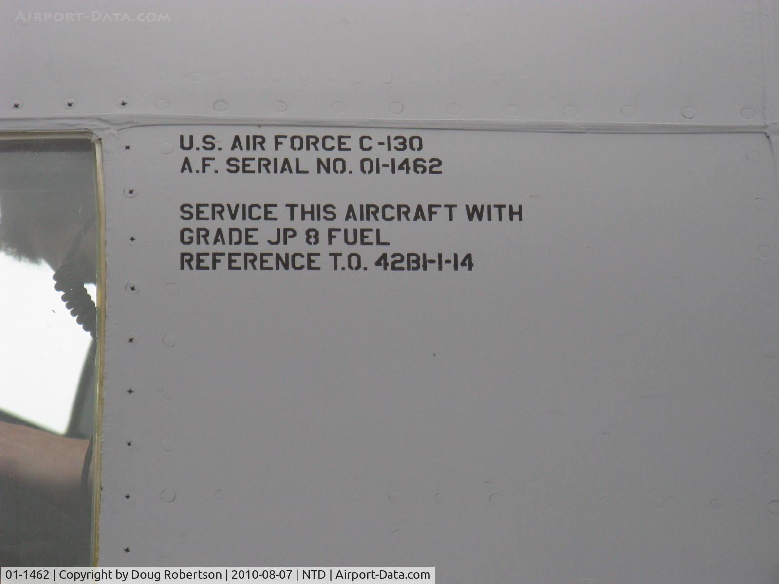 01-1462, 2001 Lockheed C-130J-30 Super Hercules C/N 382-5526, Lockheed C130J-515 HERCULES 'City of Santa Paula' of Channel Islands Air National Guard, Four Allison T56-A-15 Turboprops 4,500 shp each, Data