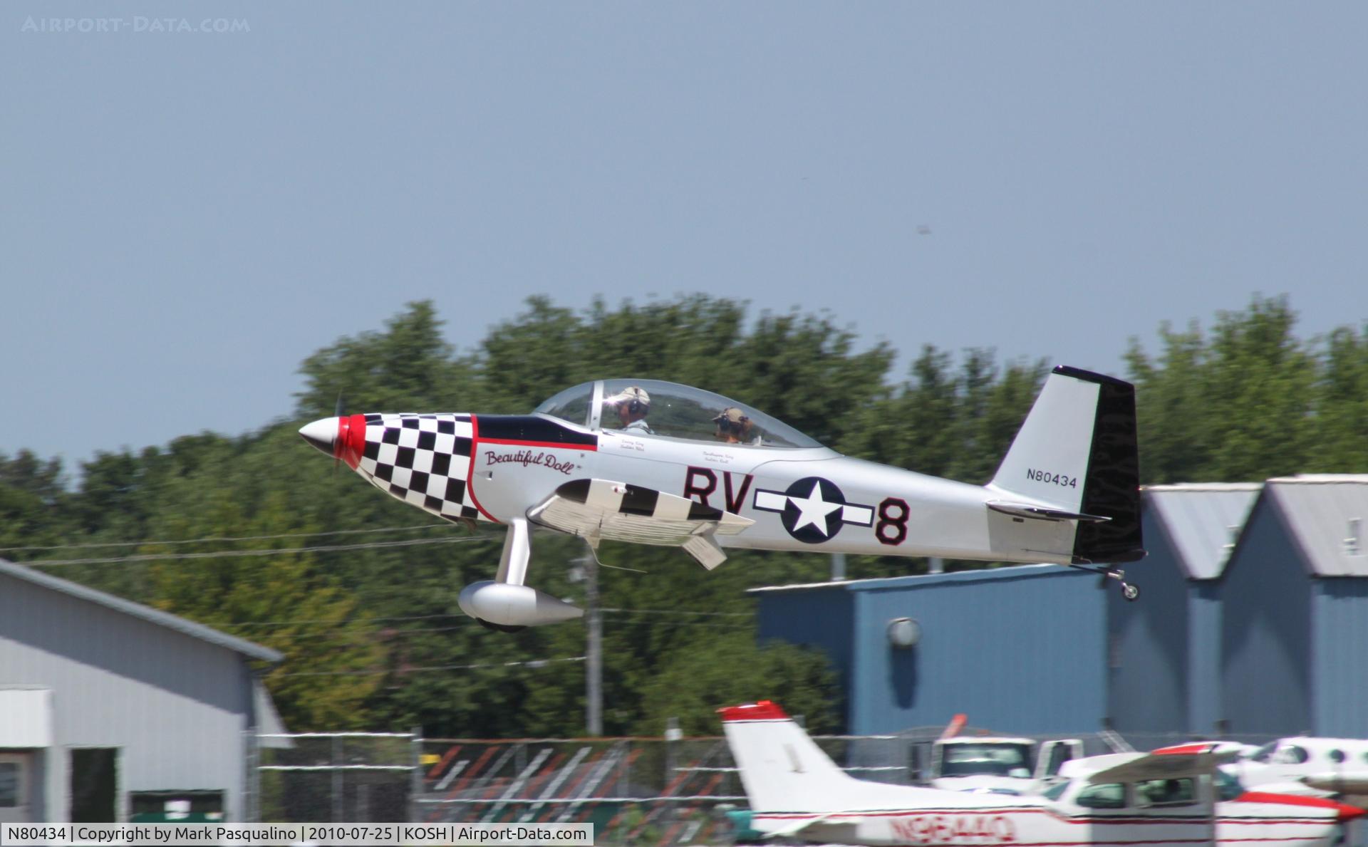 N80434, 2000 Vans RV-8 C/N 80434, RV-8