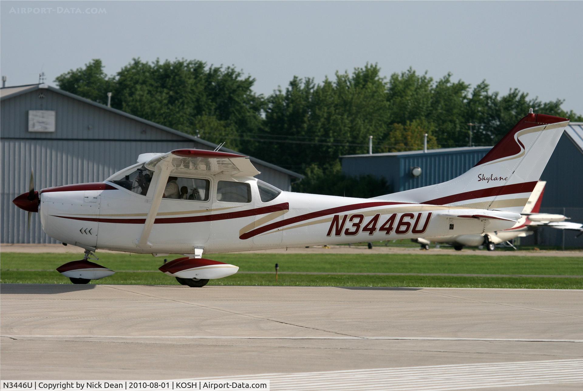 N3446U, 1963 Cessna 182F Skylane C/N 18254846, KOSH