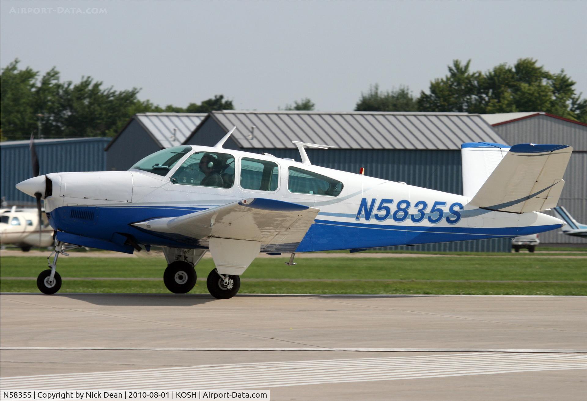 N5835S, 1964 Beech S35 Bonanza C/N D-7734, KOSH
