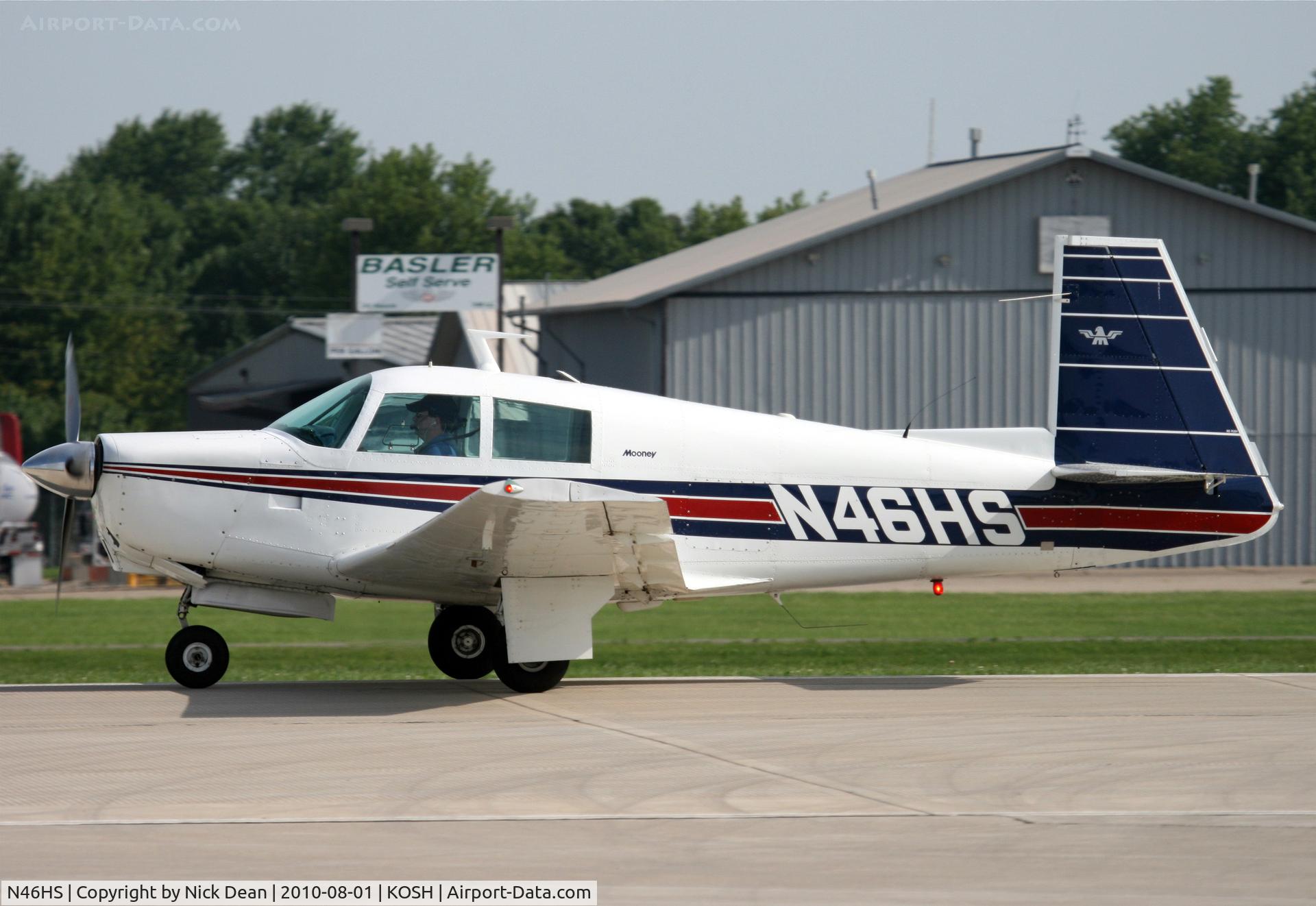N46HS, 1966 Mooney M20C Ranger C/N 3430, KOSH
