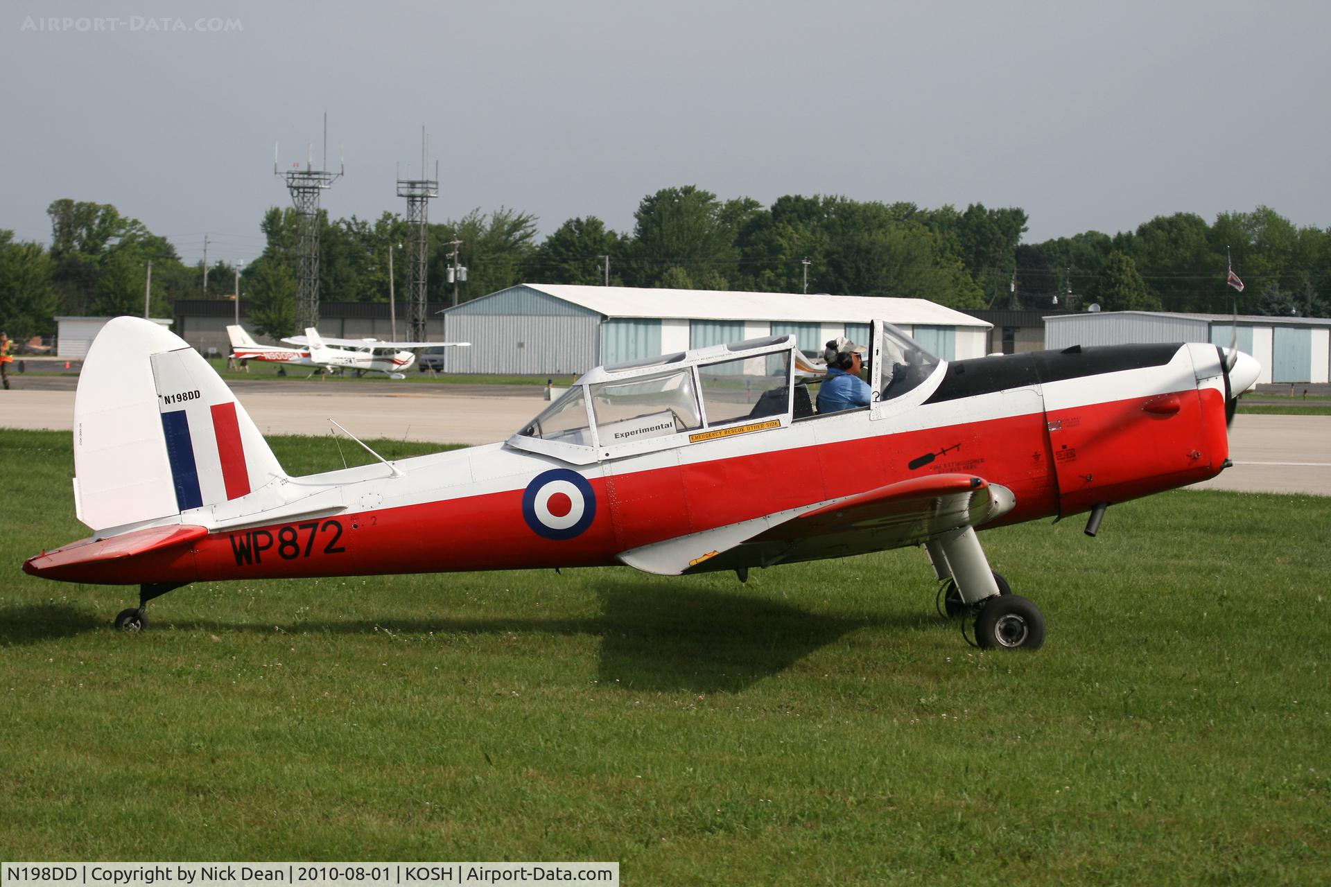 N198DD, 1952 De Havilland DHC-1 Chipmunk T.10 C/N DH8660, KOSH C/N is actually C1/0761 not the number (DH8660) that is posted in the FAA database which appears to be a hash up of the unit # B/F/660