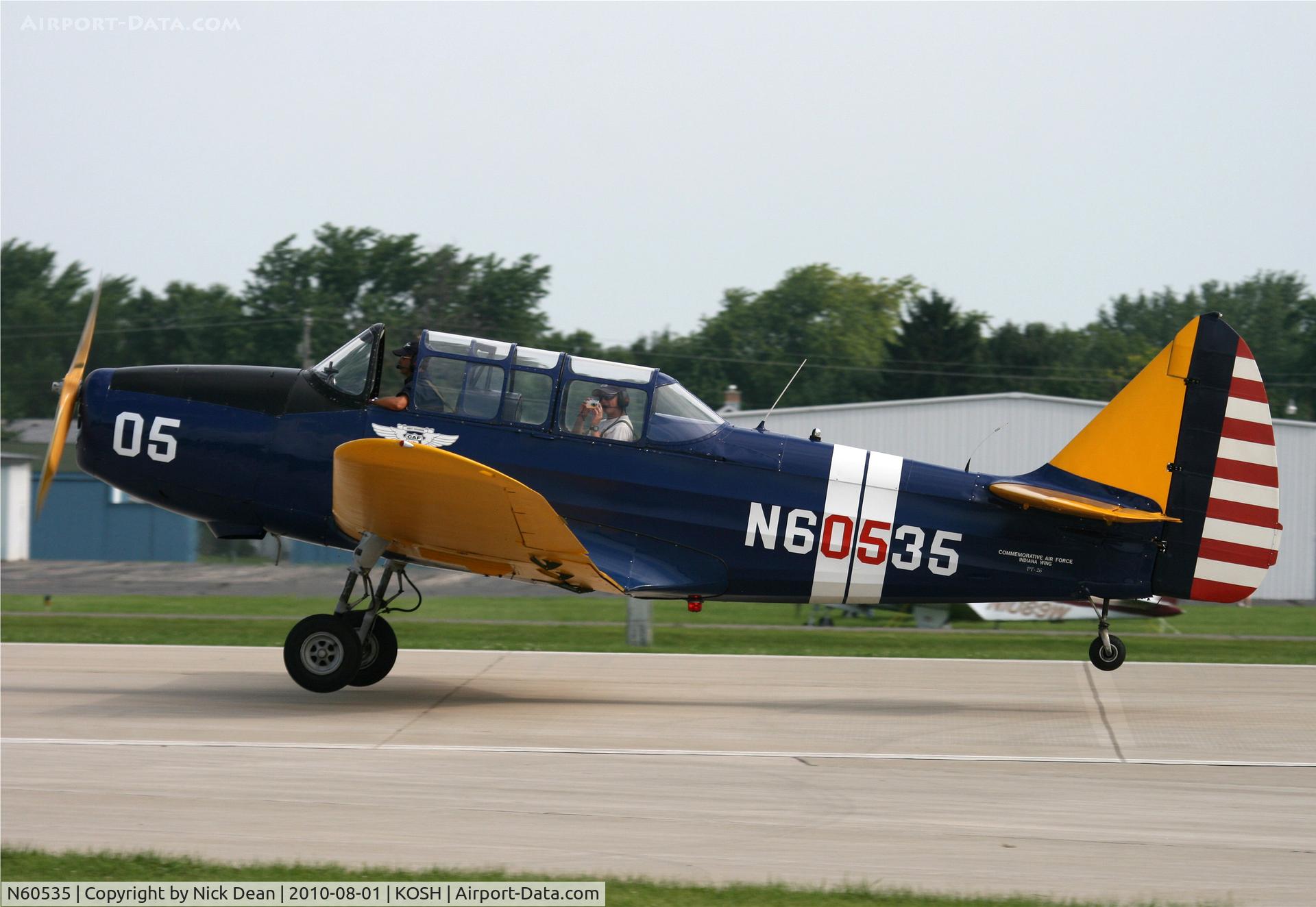 N60535, 1945 Fairchild M-62A-3 Cornell II C/N FX146, KOSH The actual c/n of this airframe is FA.977 the incorrect 