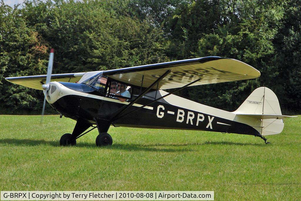 G-BRPX, 1945 Taylorcraft BC-12D Twosome C/N 6462, 1945 Taylorcraft Aviation Corporation TAYLORCRAFT BC12D, c/n: 6462 at 2010 Stoke Golding Stakeout