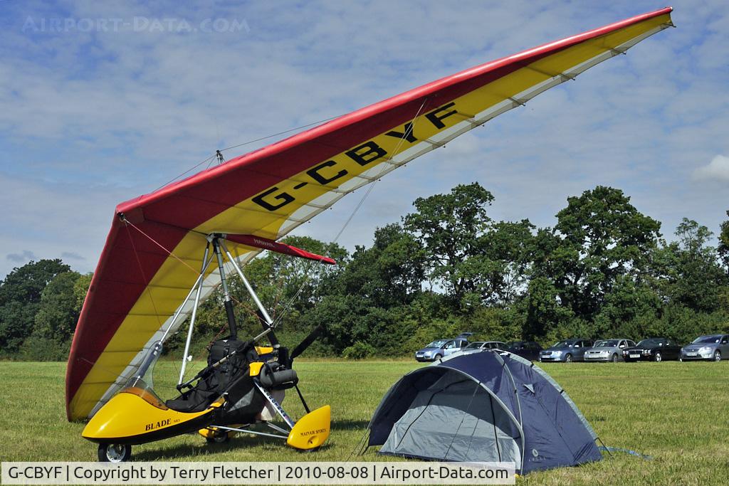 G-CBYF, 2003 Mainair Blade C/N 1349-1202-7-W1144, 2003 Mainair Sports Ltd MAINAIR BLADE, c/n: 1349-1202-7-W1144 at 2010 Stoke Golding Stakeout