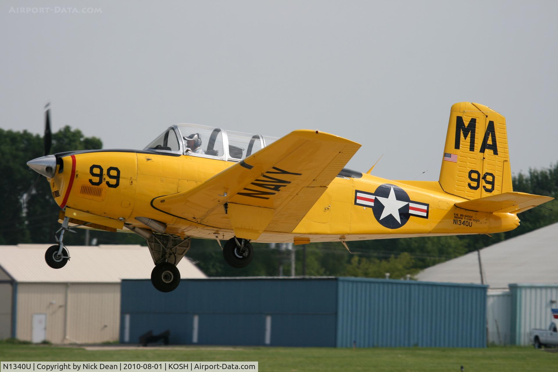 N1340U, 1957 Beech D-45 Mentor C/N BG-345DC, KOSH