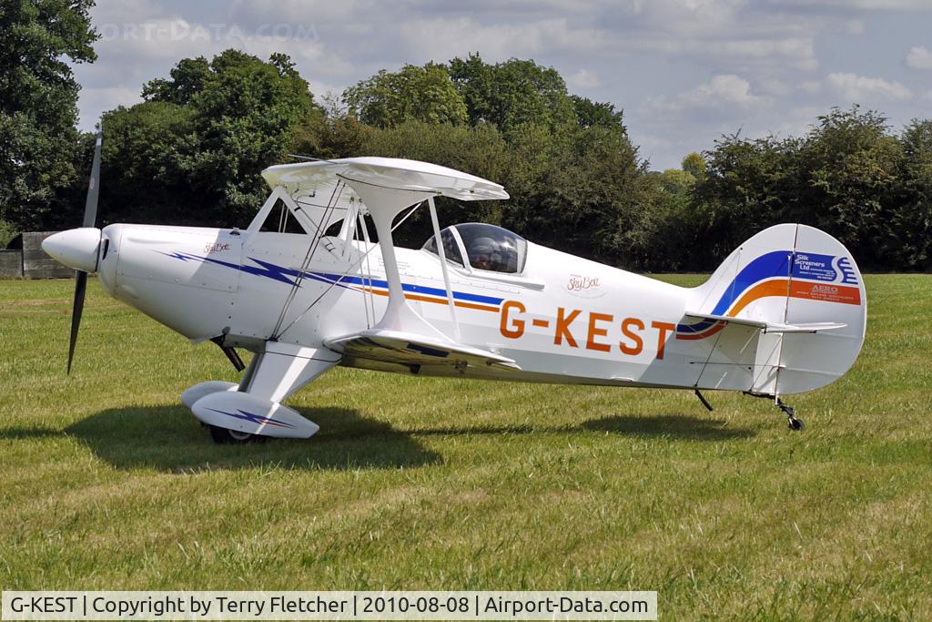G-KEST, 1975 Steen Skybolt C/N 1 (G-RATS/G-BKNG/G-KEST), 1975 Todd A STEEN SKYBOLT, c/n: 1 at 2010 Stoke Golding Stakeout