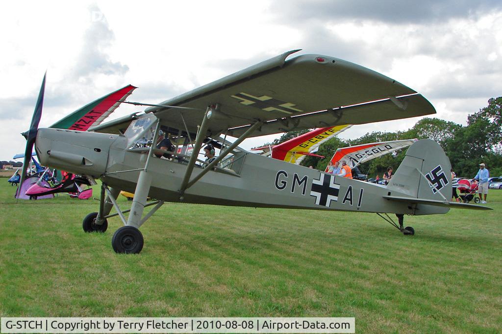 G-STCH, 1942 Fieseler Fi-156A-1 Storch C/N 2088, 1942 Fiesler Werke Gmbh FIESLER F156A-1, Storch c/n: 2088 - star visitor to 2010 Stoke Golding Stakeout