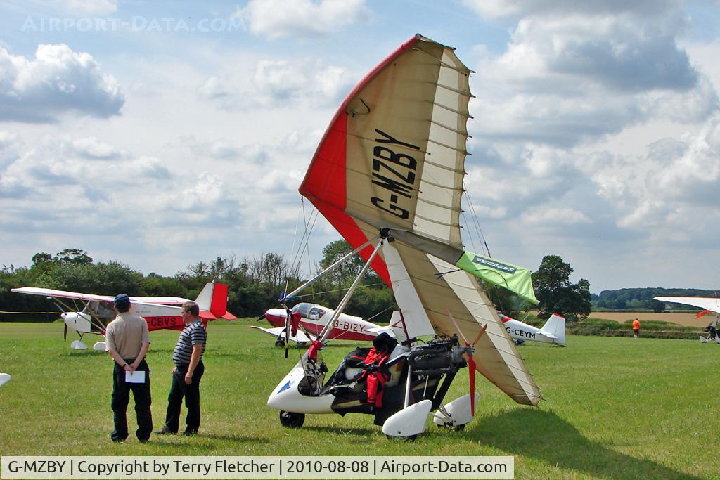 G-MZBY, 1996 Solar Wings Pegasus Quantum 15 C/N 7227, 1996 Cyclone Airsports Ltd Trading As Pegasus Aviation PEGASUS QUANTUM 15, c/n: 7227 at 2010 Stoke Golding Stakeout