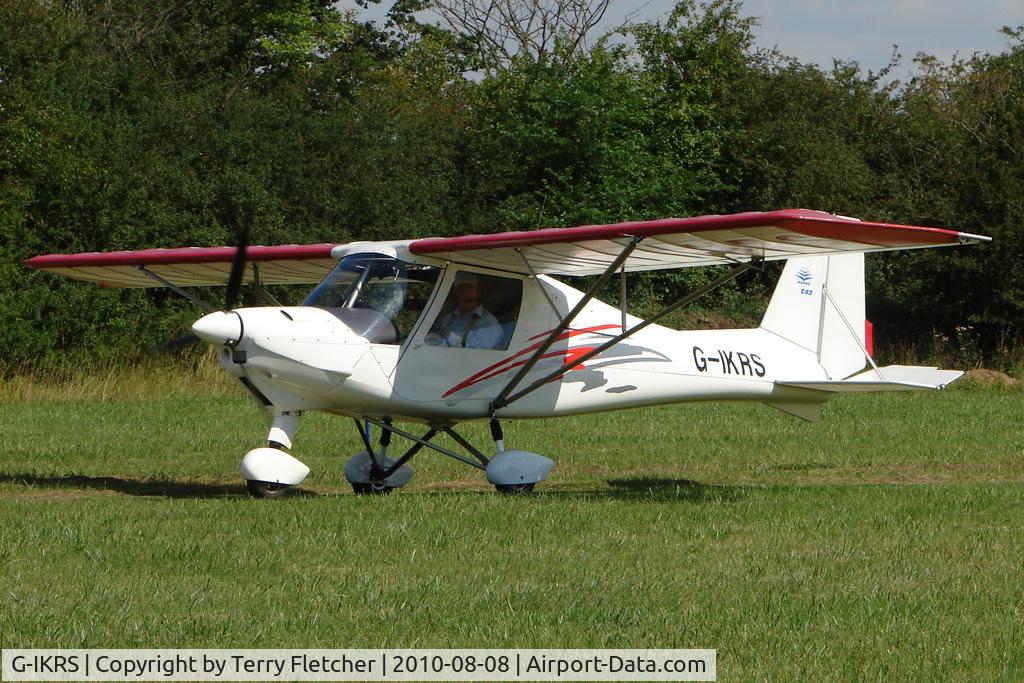 G-IKRS, 2001 Comco Ikarus C42 FB UK C/N PFA 322-13719, 2001 Walton Pg IKARUS C42 FB UK, c/n: PFA 322-13719 at 2010 Stoke Golding Stakeout