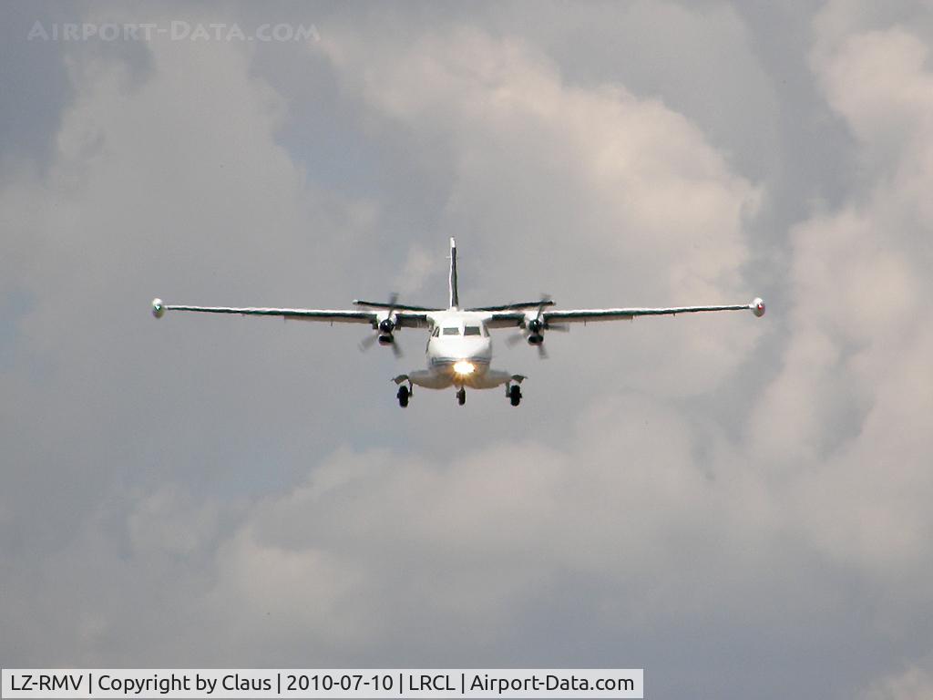 LZ-RMV, 1989 Let L-410A Turbolet C/N 892215, Landing from TSR on cargo flight from Budapest
