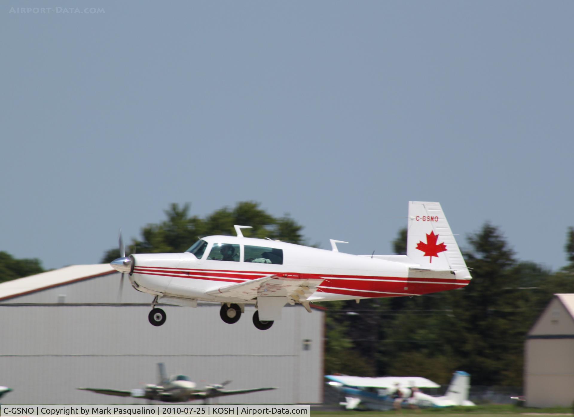 C-GSNO, 1976 Mooney M20F Executive C/N 22-1428, Mooney M20F