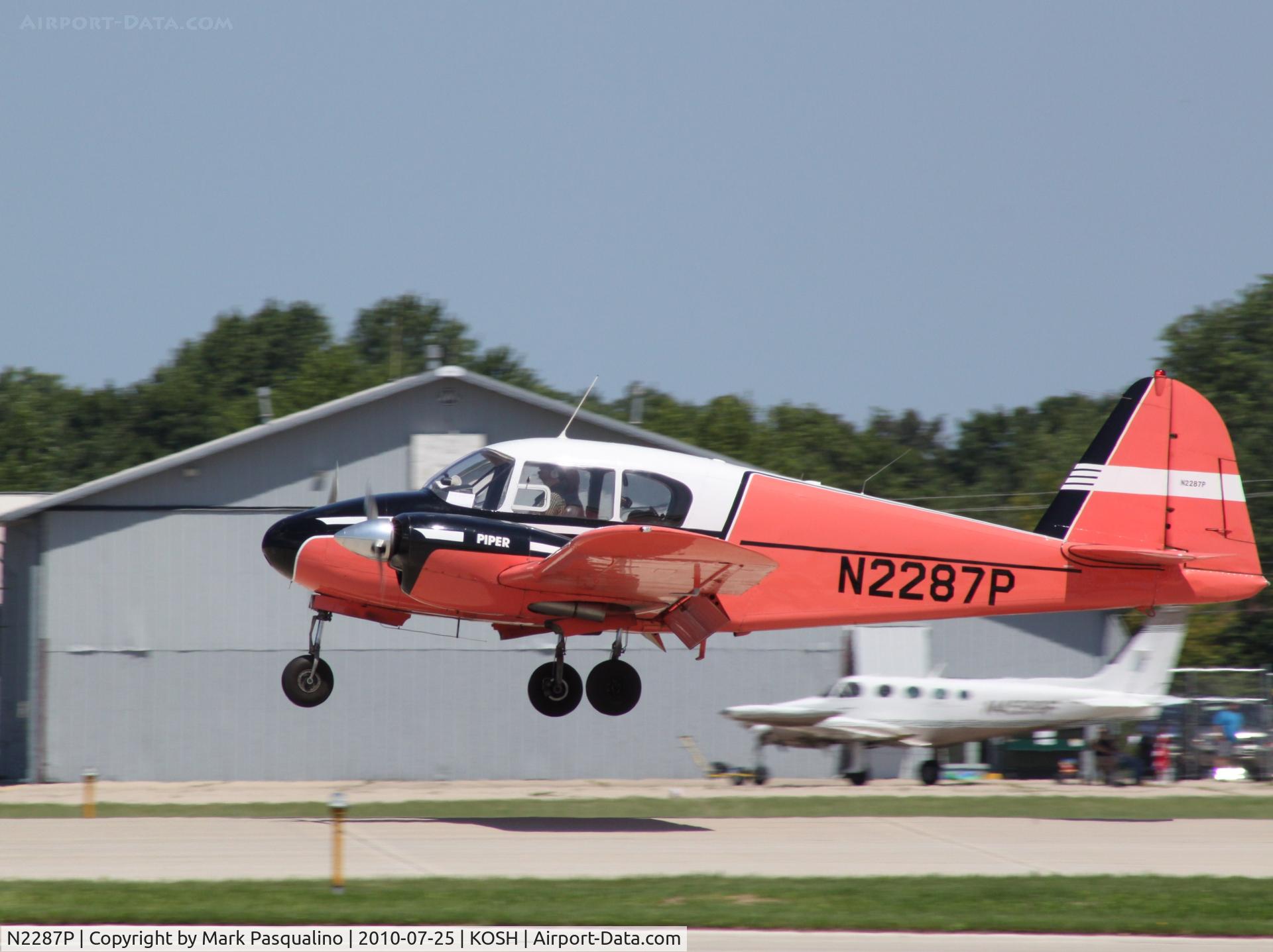 N2287P, 1957 Piper PA-23 Apache C/N 23-898, Piper PA-23