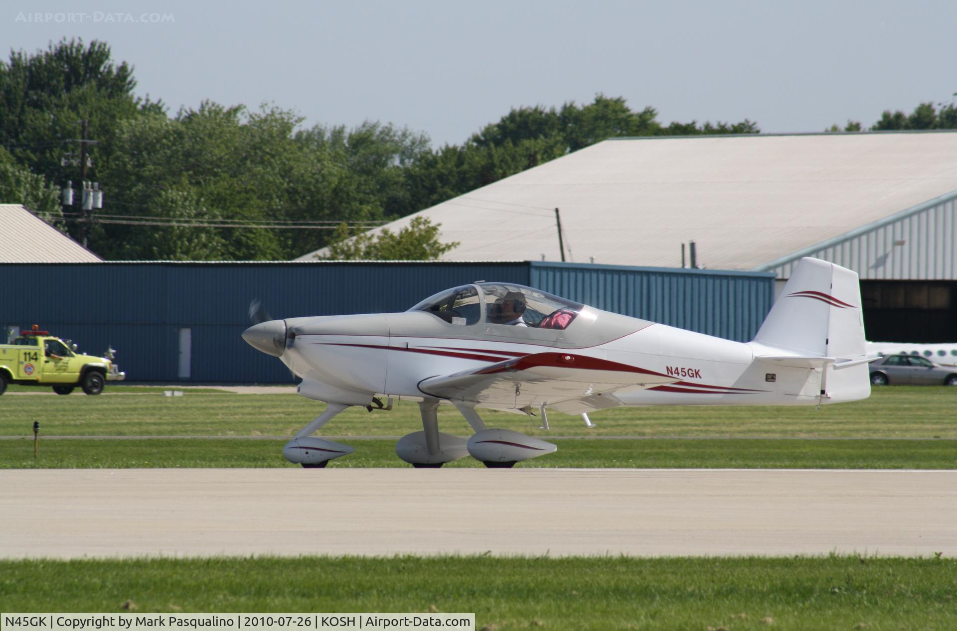 N45GK, 2001 Vans RV-6A C/N 24104, RV-6A