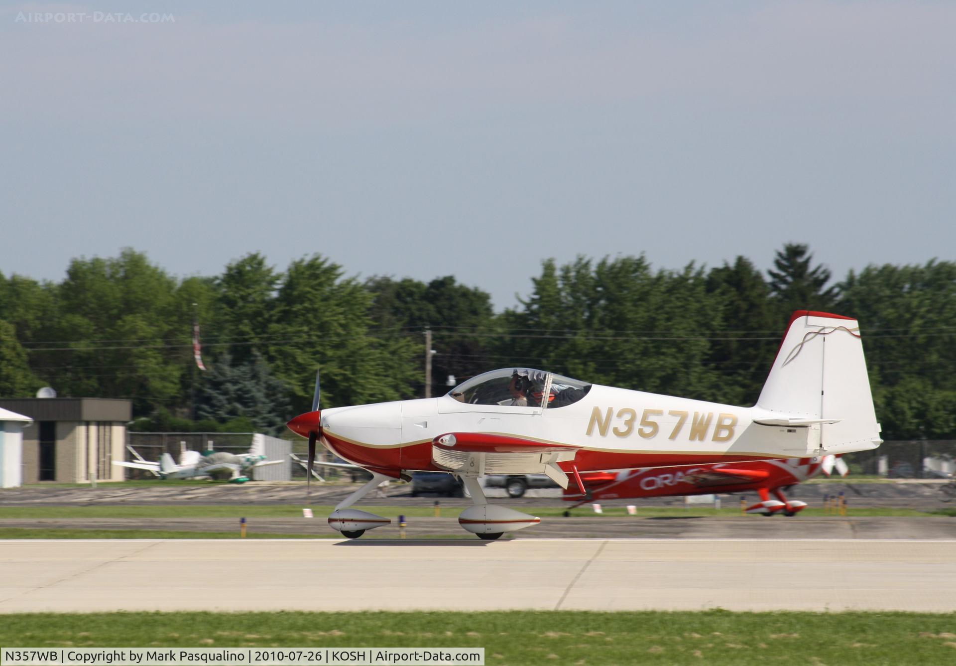 N357WB, 2008 Vans RV-7A C/N 71589, RV-7A