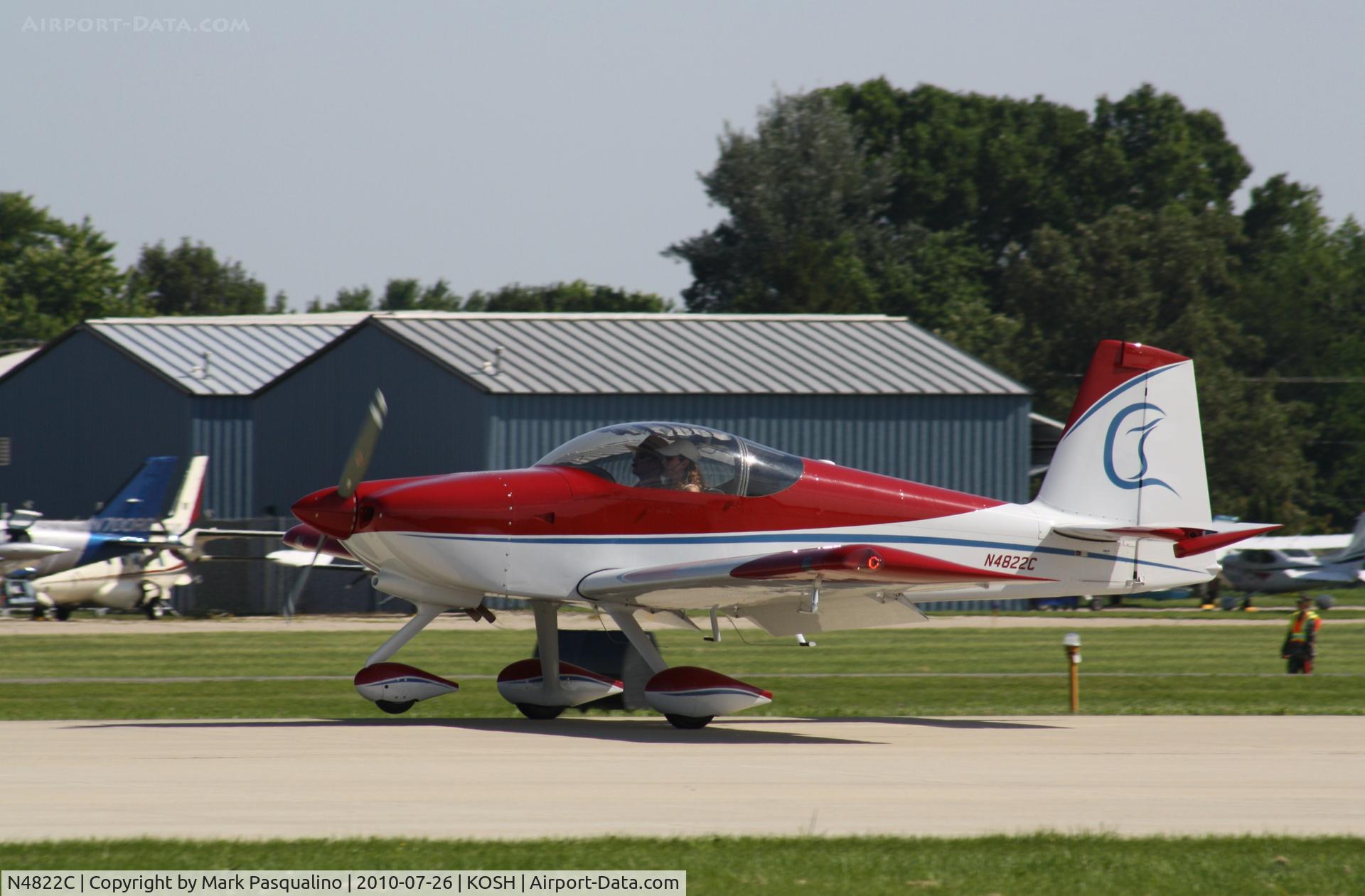 N4822C, 2007 Vans RV-9A C/N 91070, RV-9A
