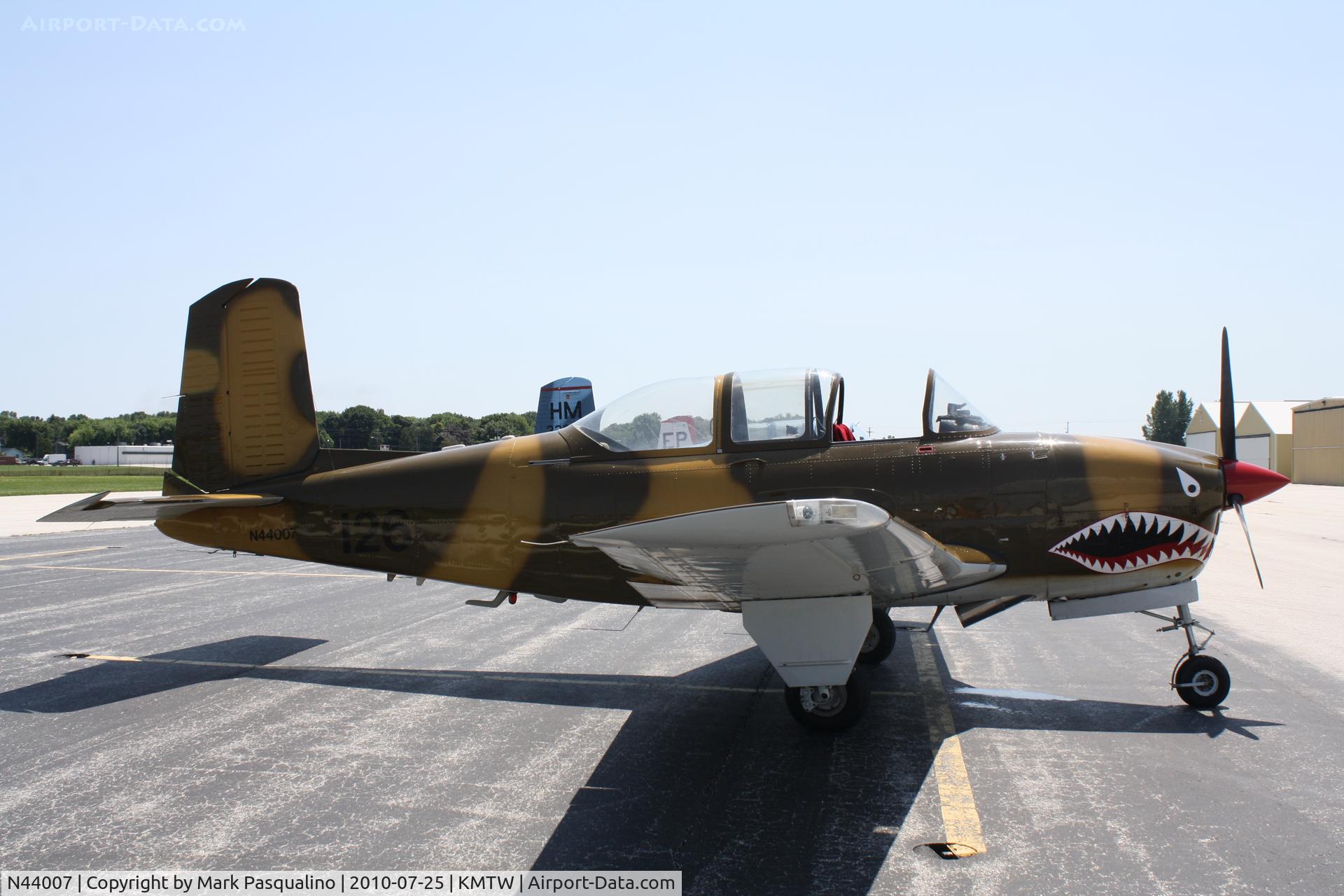 N44007, 1953 Beech T-34A (A45) Mentor Mentor C/N G-126, Beech T-34A