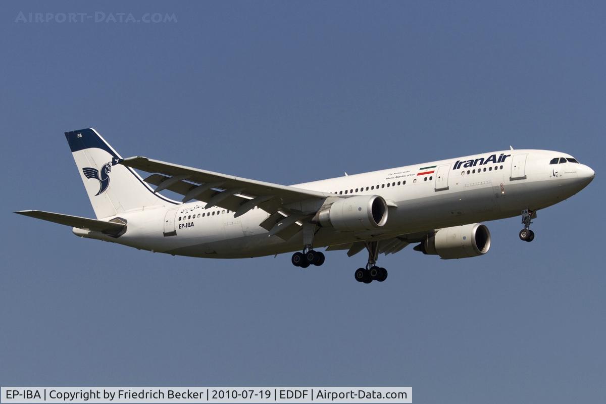 EP-IBA, 1993 Airbus A300B4-605R C/N 723, on final RW07R