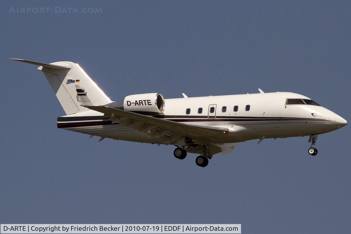 D-ARTE, 1989 Canadair Challenger 601-3A (CL-600-2B16) C/N 5060, on final RW07R