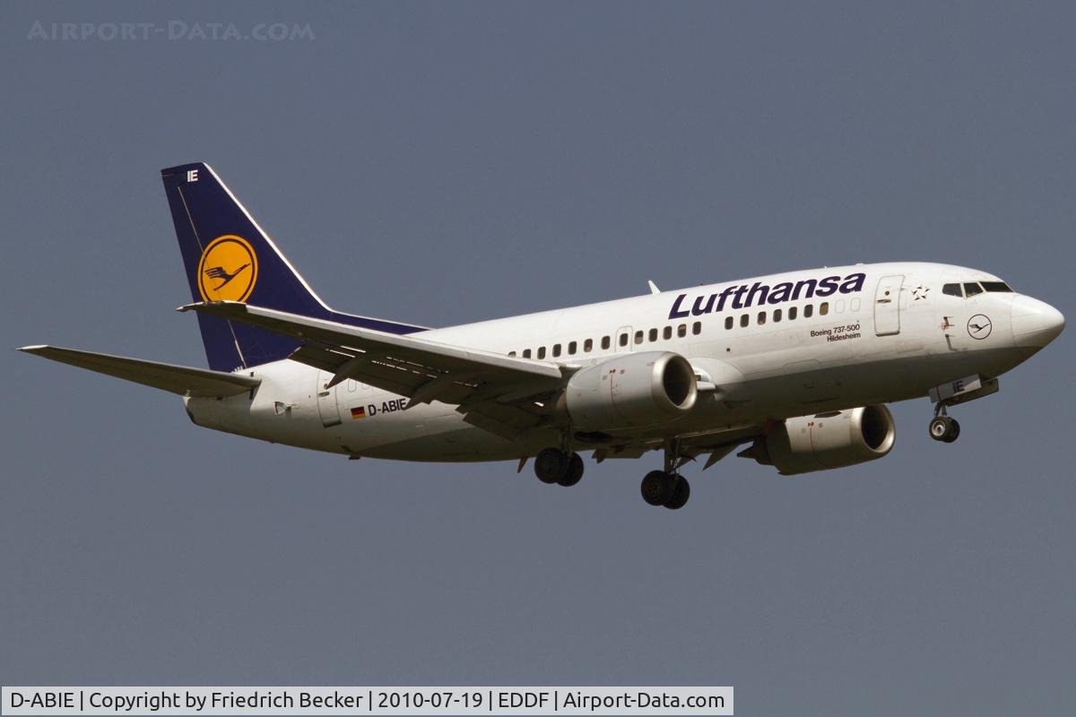 D-ABIE, 1990 Boeing 737-530 C/N 24819, on final RW07R