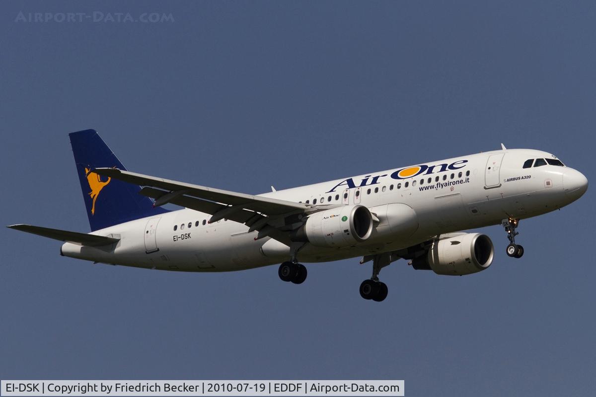 EI-DSK, 2007 Airbus A320-216 C/N 3328, on final RW07R