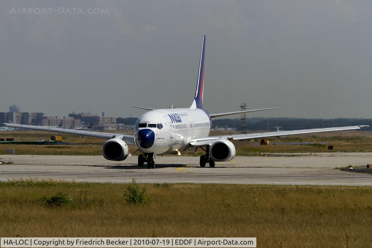 HA-LOC, 2003 Boeing 737-8Q8 C/N 32797, line up for departure