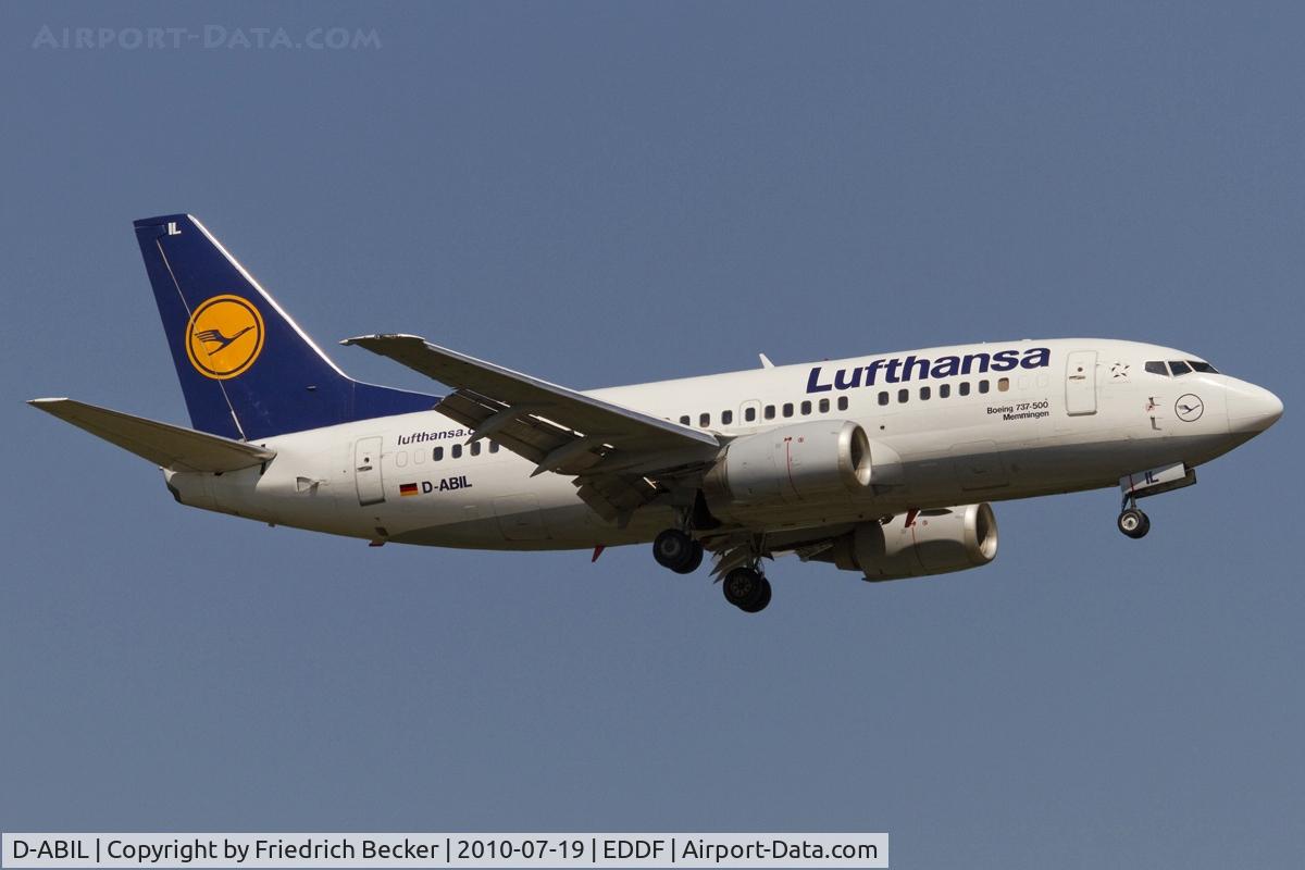 D-ABIL, 1991 Boeing 737-530 C/N 24824, on final RW07R
