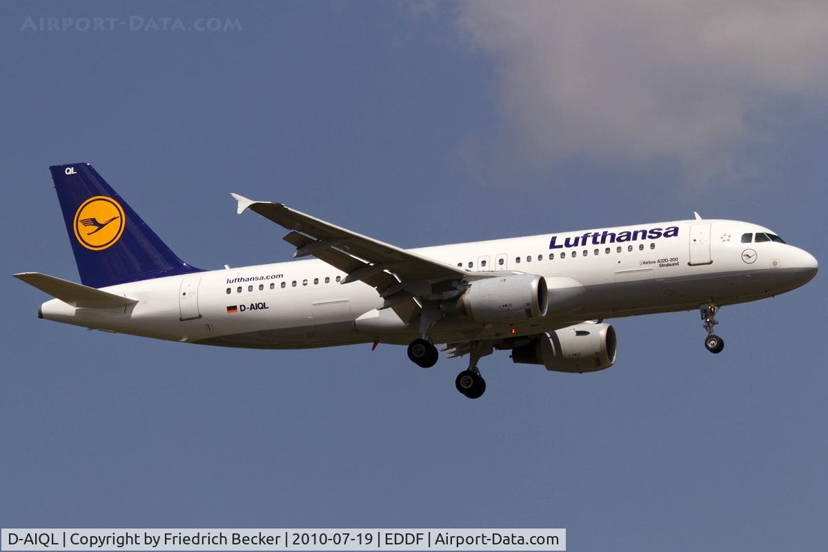 D-AIQL, 1991 Airbus A320-211 C/N 0267, on final RW07R