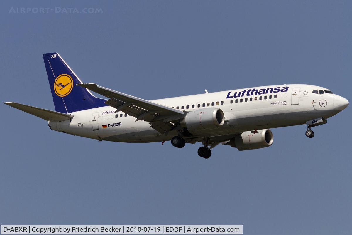 D-ABXR, 1988 Boeing 737-330 C/N 23875, on final RW07R