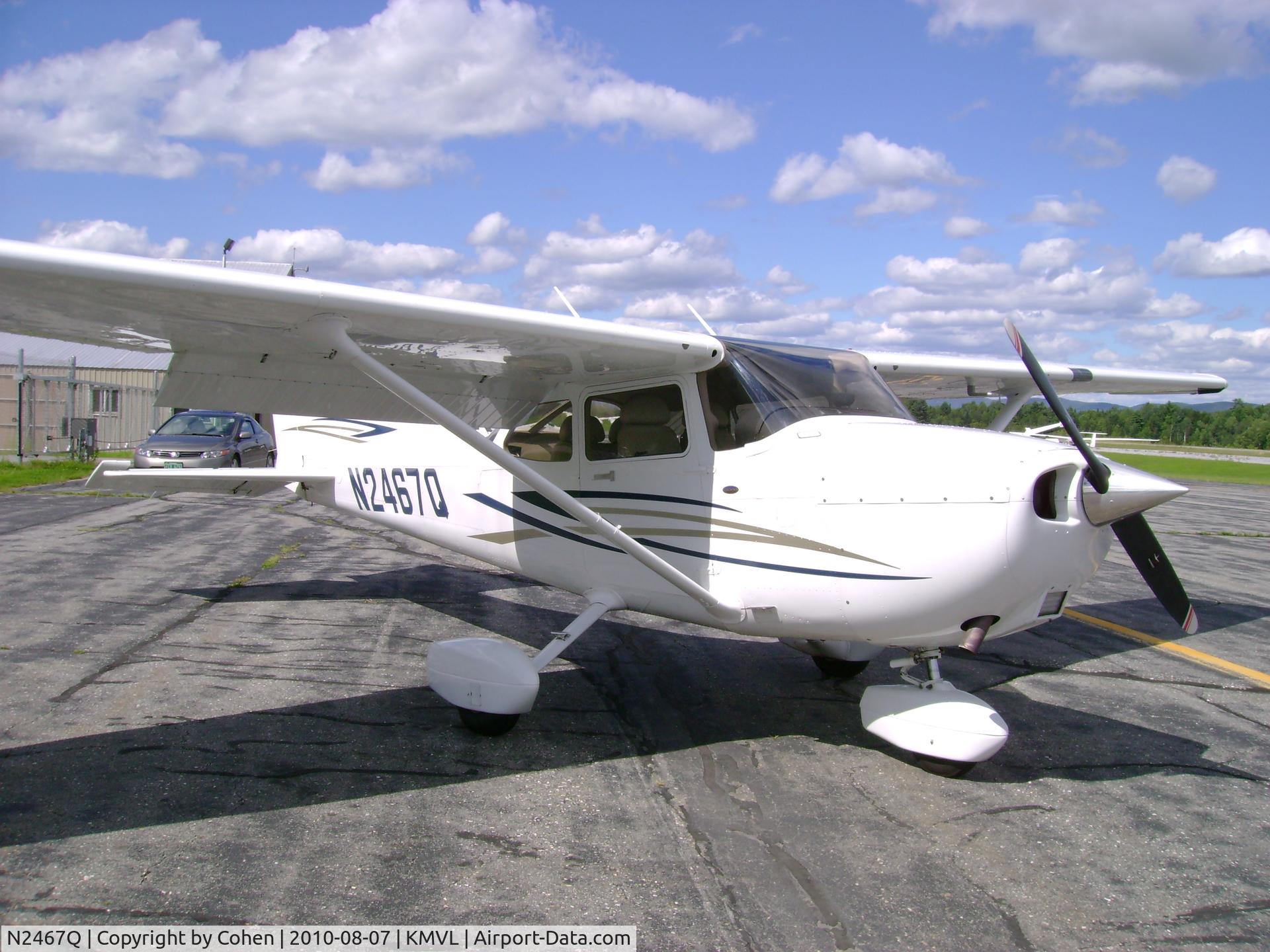 N2467Q, 2007 Cessna 172S C/N 172S10578, N2467Q sitting on the ramp at KMVL