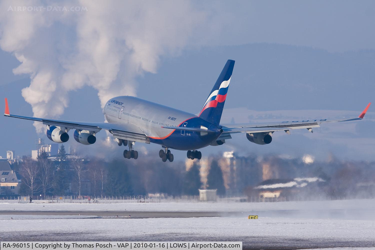 RA-96015, 1995 Ilyushin Il-96-300 C/N 74393201012, Aeroflot - Russian International Airlines