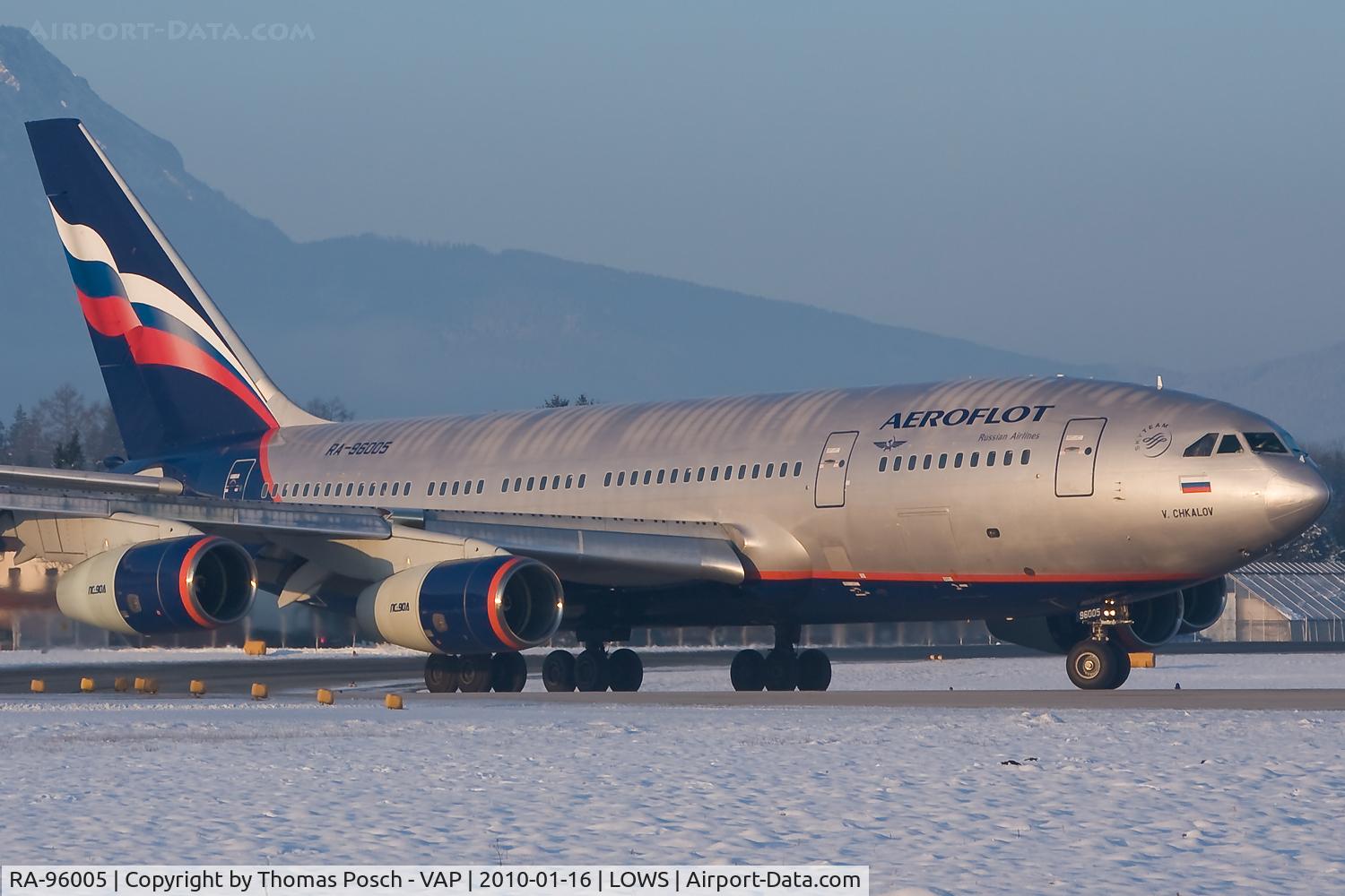RA-96005, 1991 Ilyushin Il-96-300 C/N 74393201002, Aeroflot - Russian International Airlines