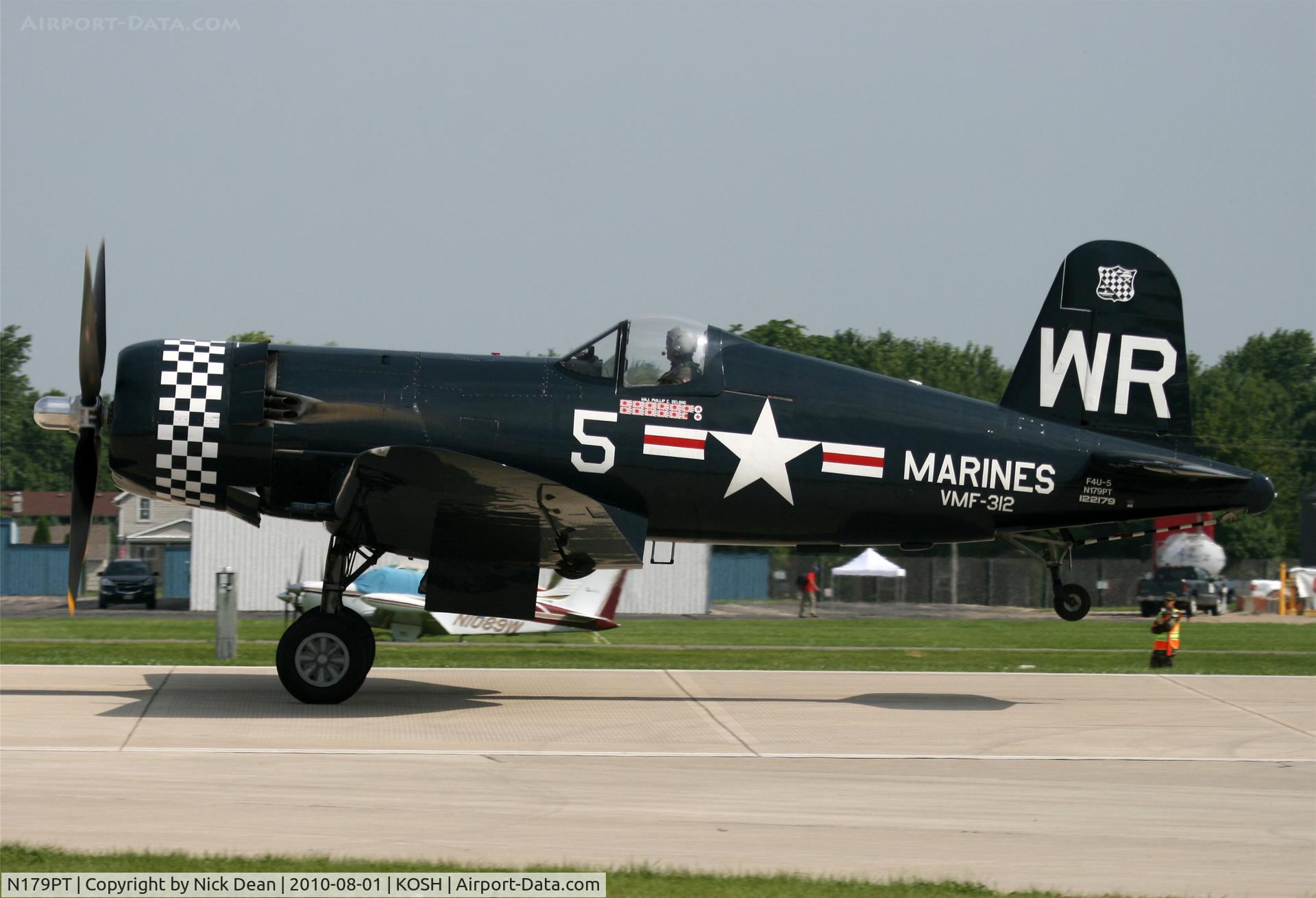 N179PT, 1948 Vought F4U-5 Corsair C/N Not found (Bu122179), KOSH c/n unknown the FAA info is clearly the USN s/n not a C/N