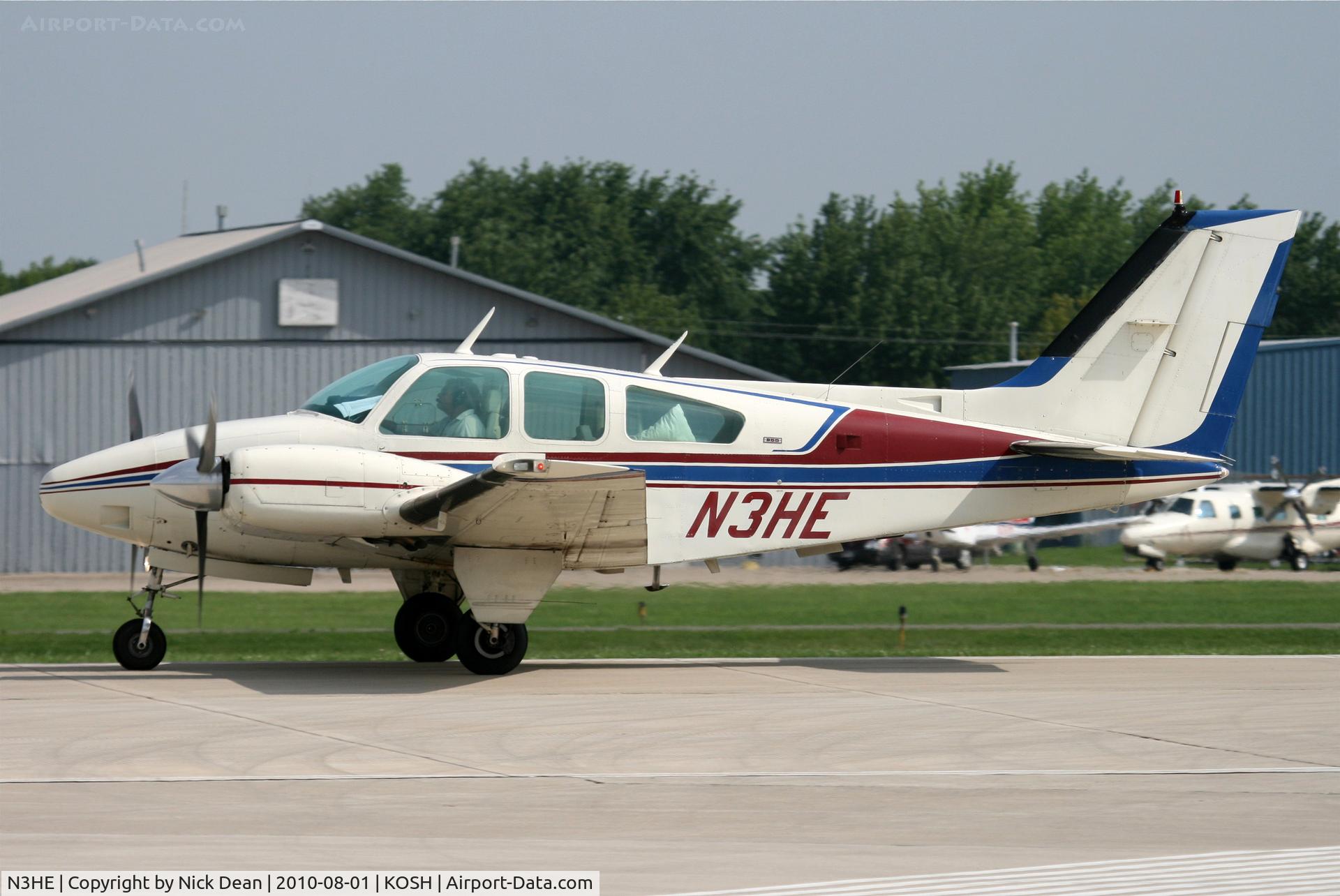N3HE, 1974 Beech 95-B55 (T42A) Baron C/N TC-1710, KOSH