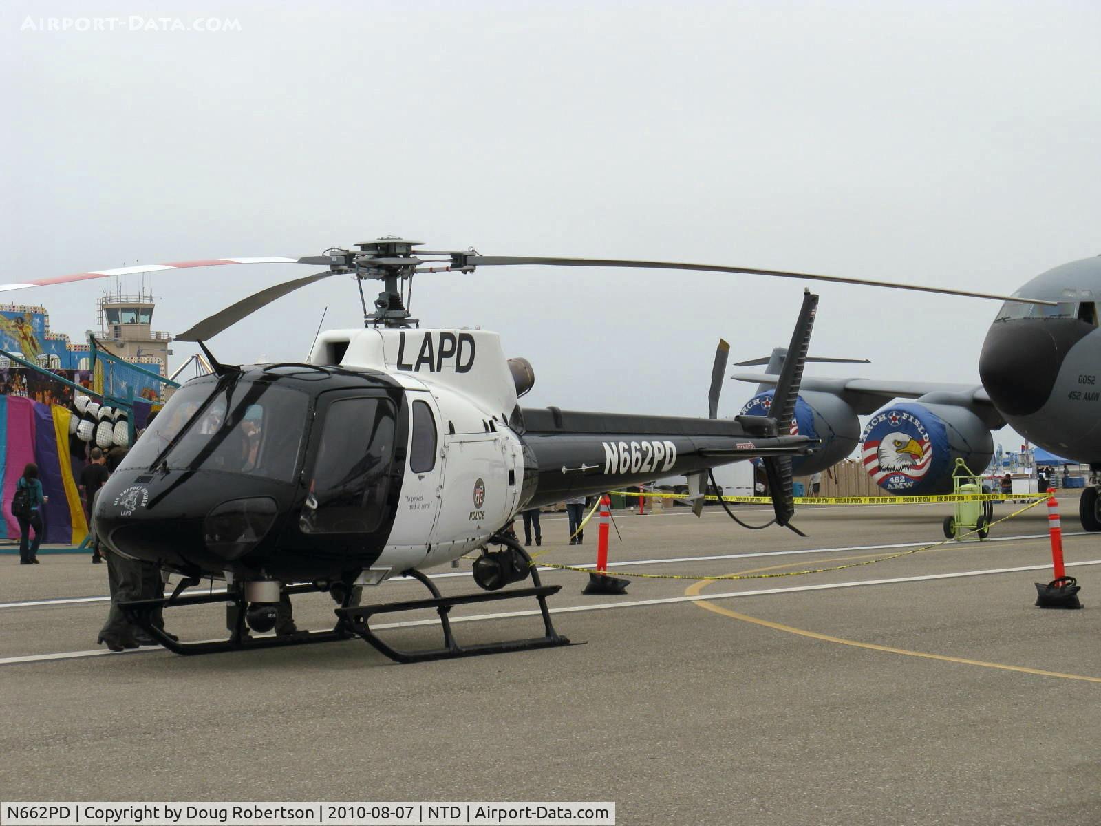 N662PD, 2006 Eurocopter AS-350B-2 Ecureuil Ecureuil C/N 4069, 2006 Eurocopter SAS AS 350 B2 ECUREIUL (Squirrel) SUPERSTAR, one Turbomeca Arriel 1D1 transmission rated for takeoff at 590 shp, of Los Angeles Police Department..